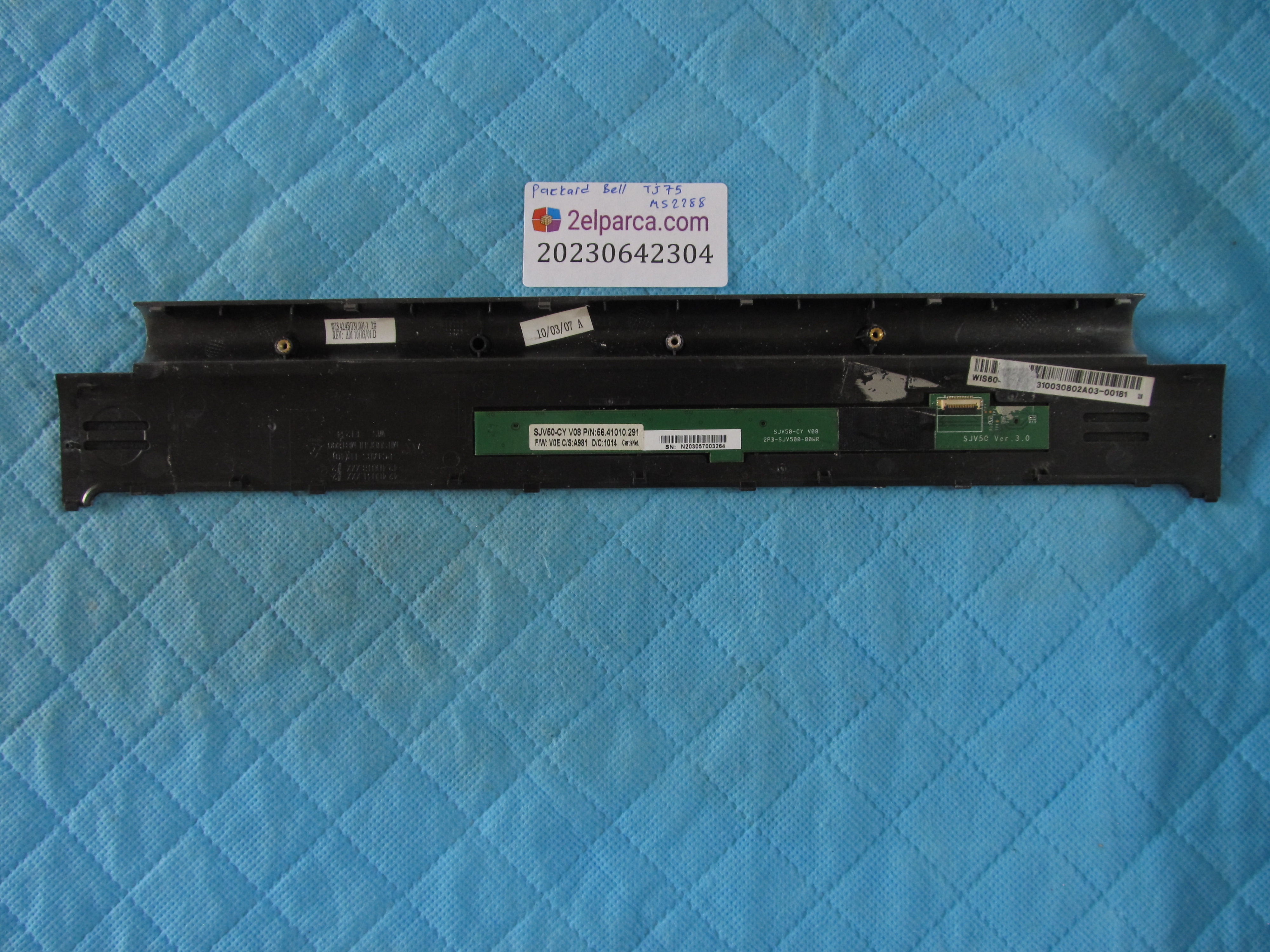 Packard bell tj75 klavye çitasi orjinal ürün