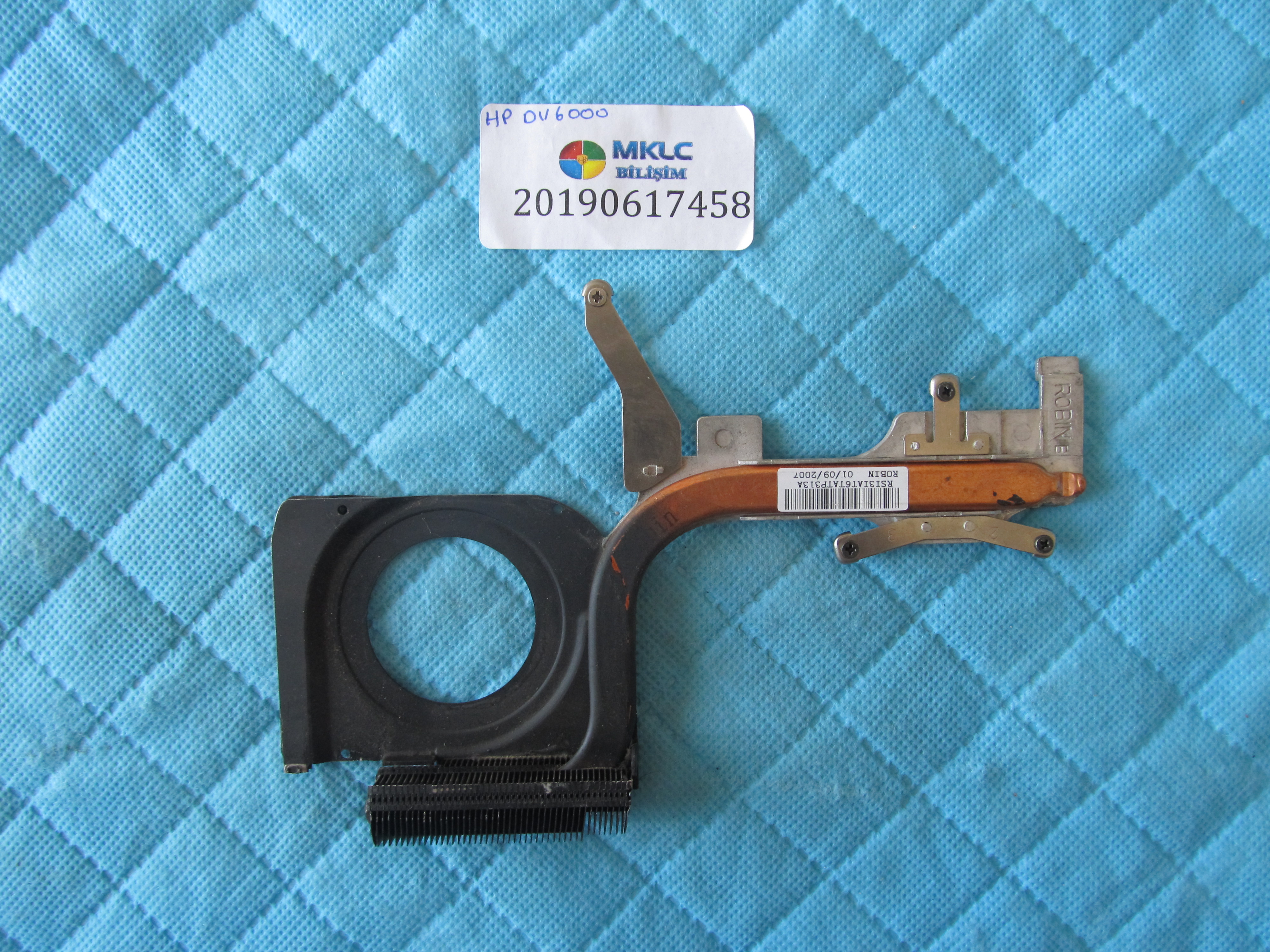 HP Hp dv6000 soğutucu bakir (heatsink) orjinal ürün küçük görsel 2