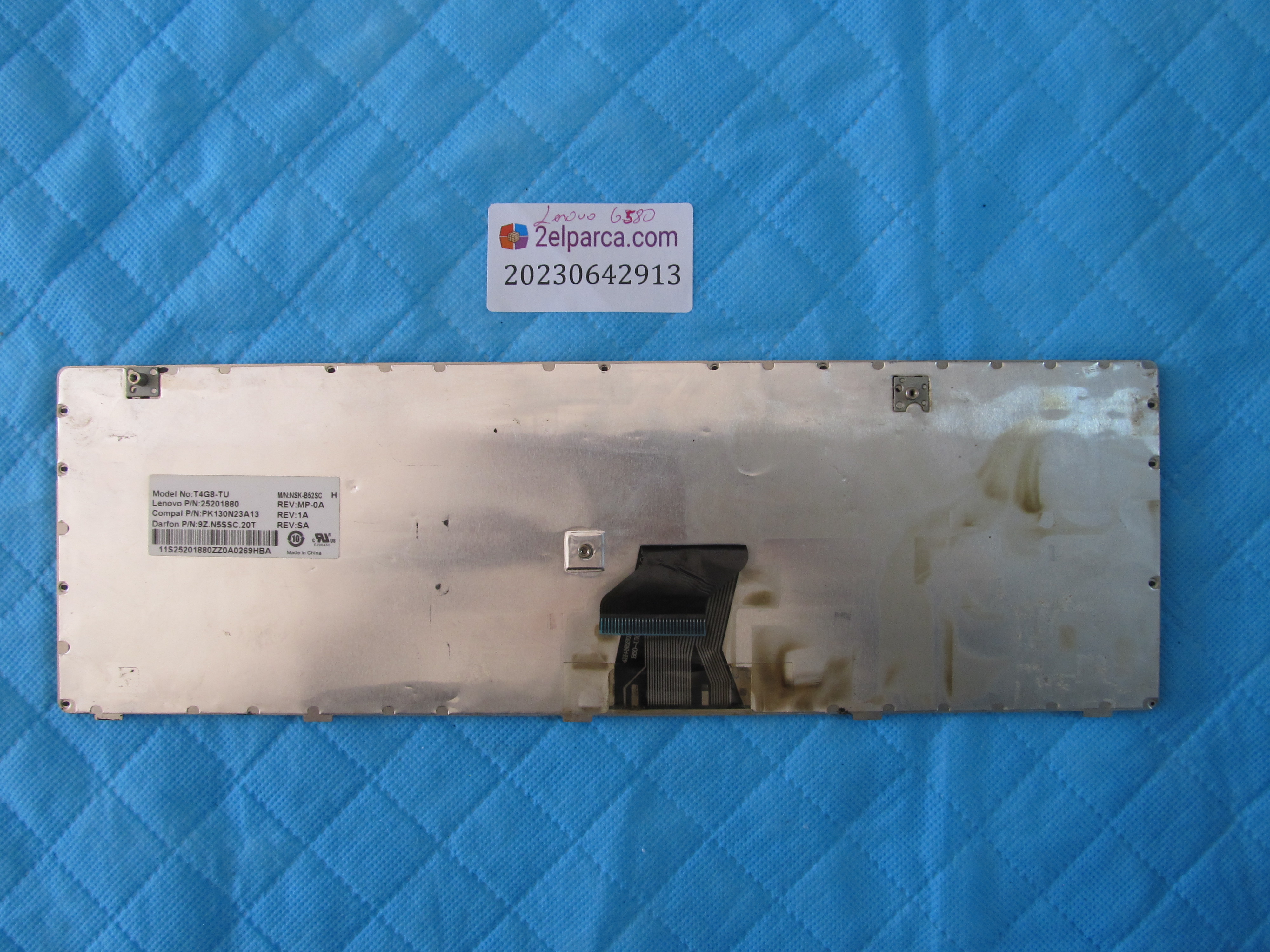 LENOVO Lenovo g580 klavye tr q orjinal ürün küçük görsel 2