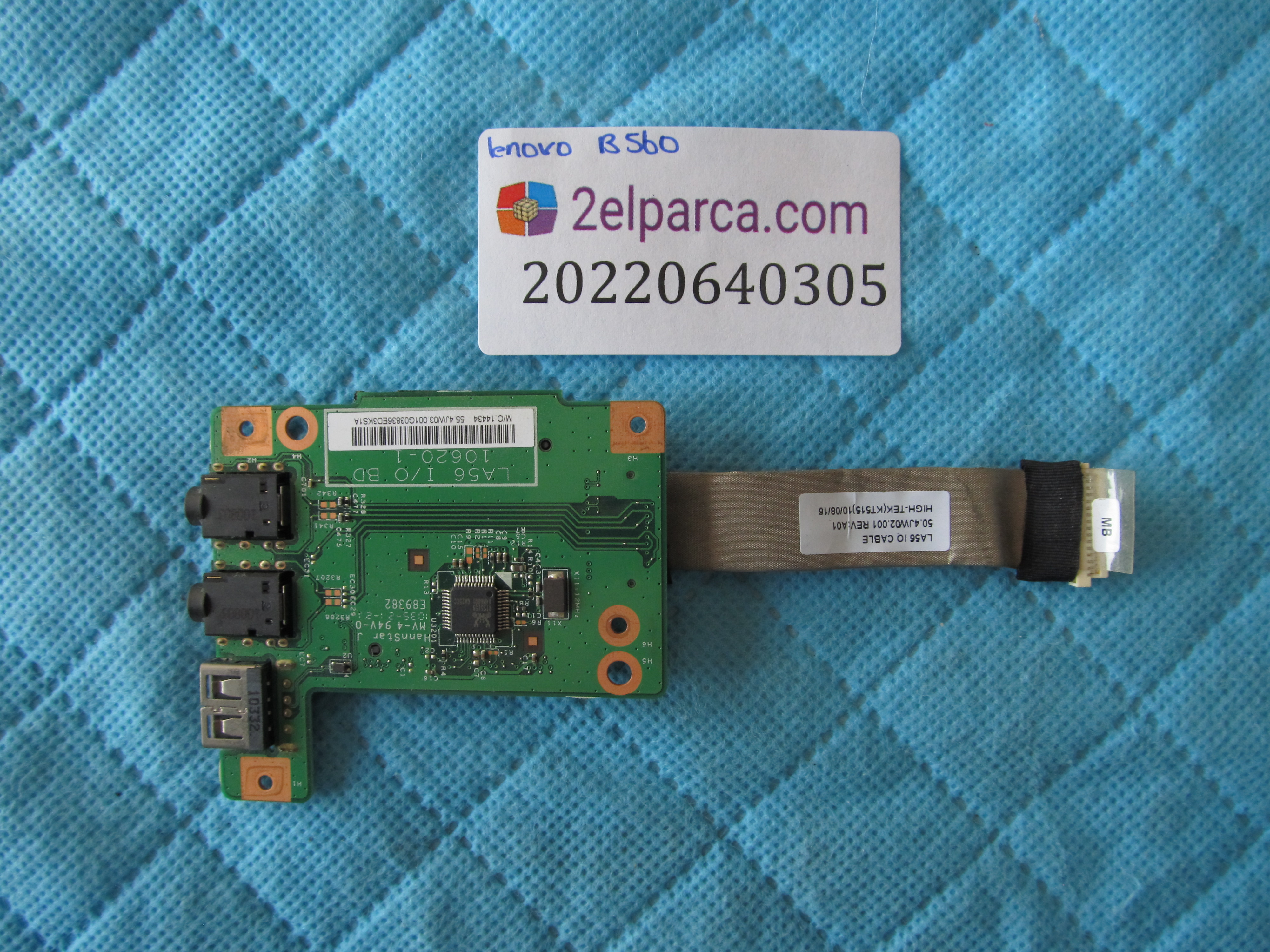 LENOVO Lenovo b560 usb ses ve kart okuyucu board kablo orjinal ürün küçük görsel 2