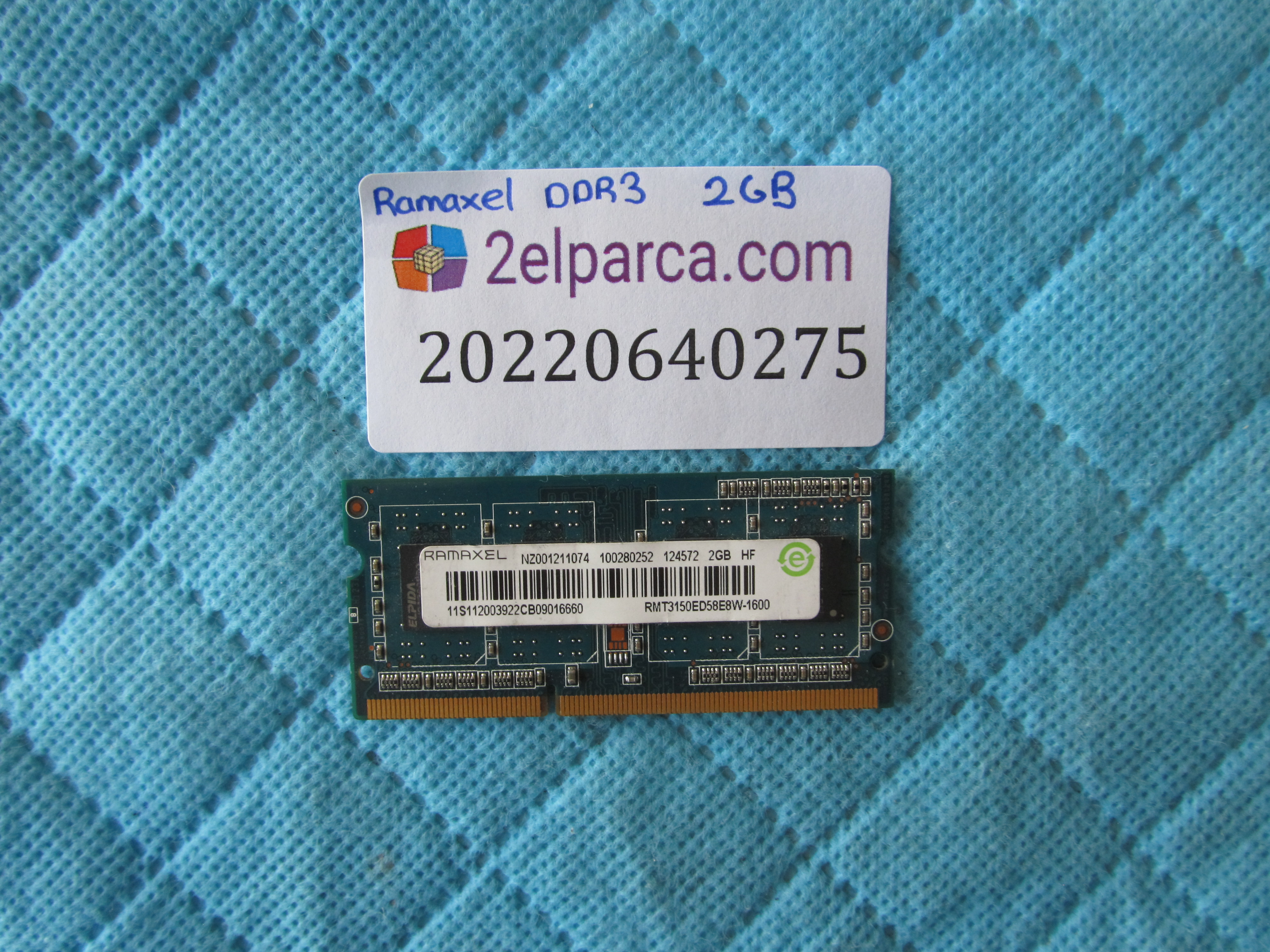 Ramaxel 2gb ddr3 ram bellek orjinal ürün
