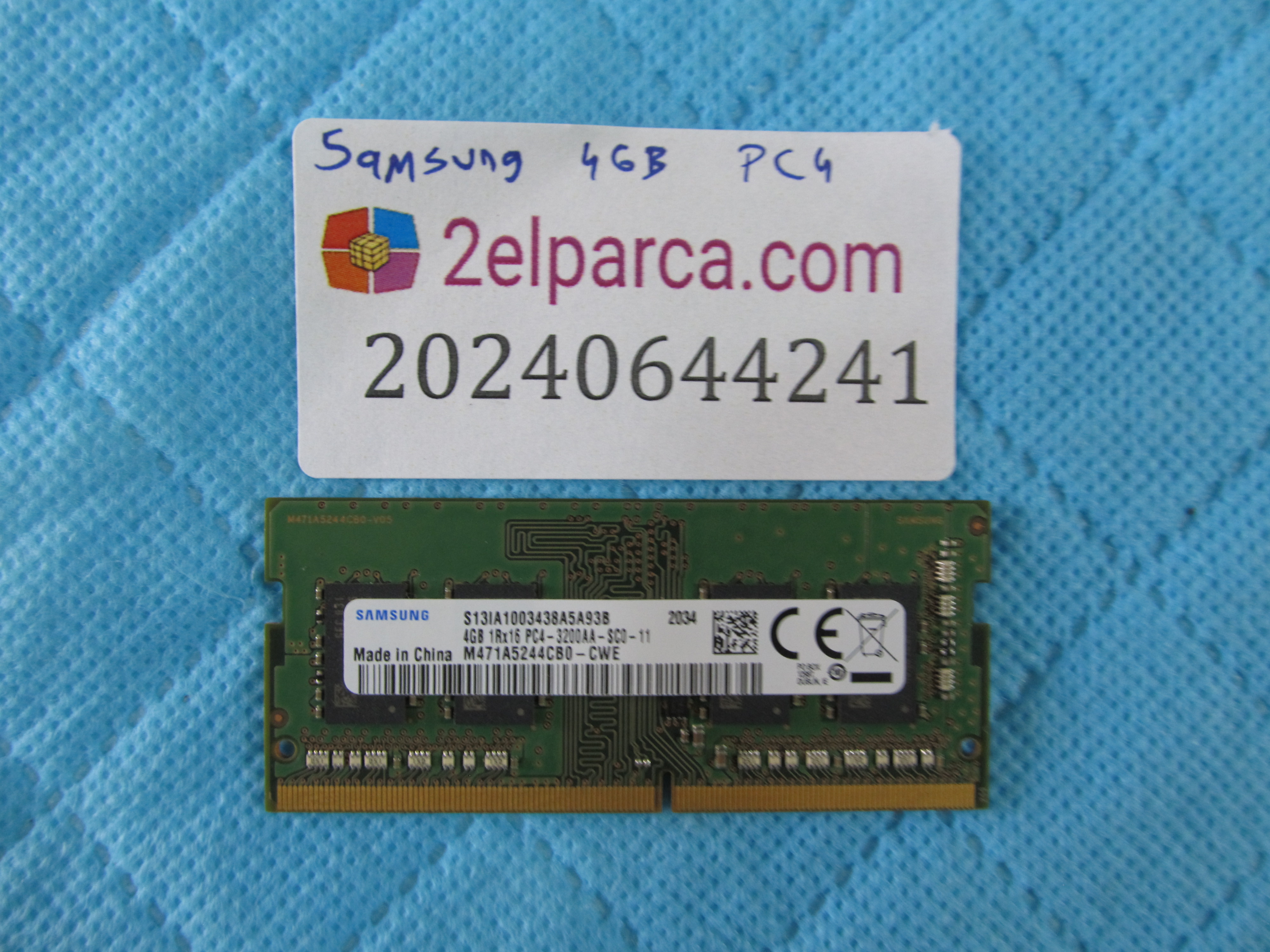 Samsung ddr4 4gb 3200aa ram bellek orjinal ürün