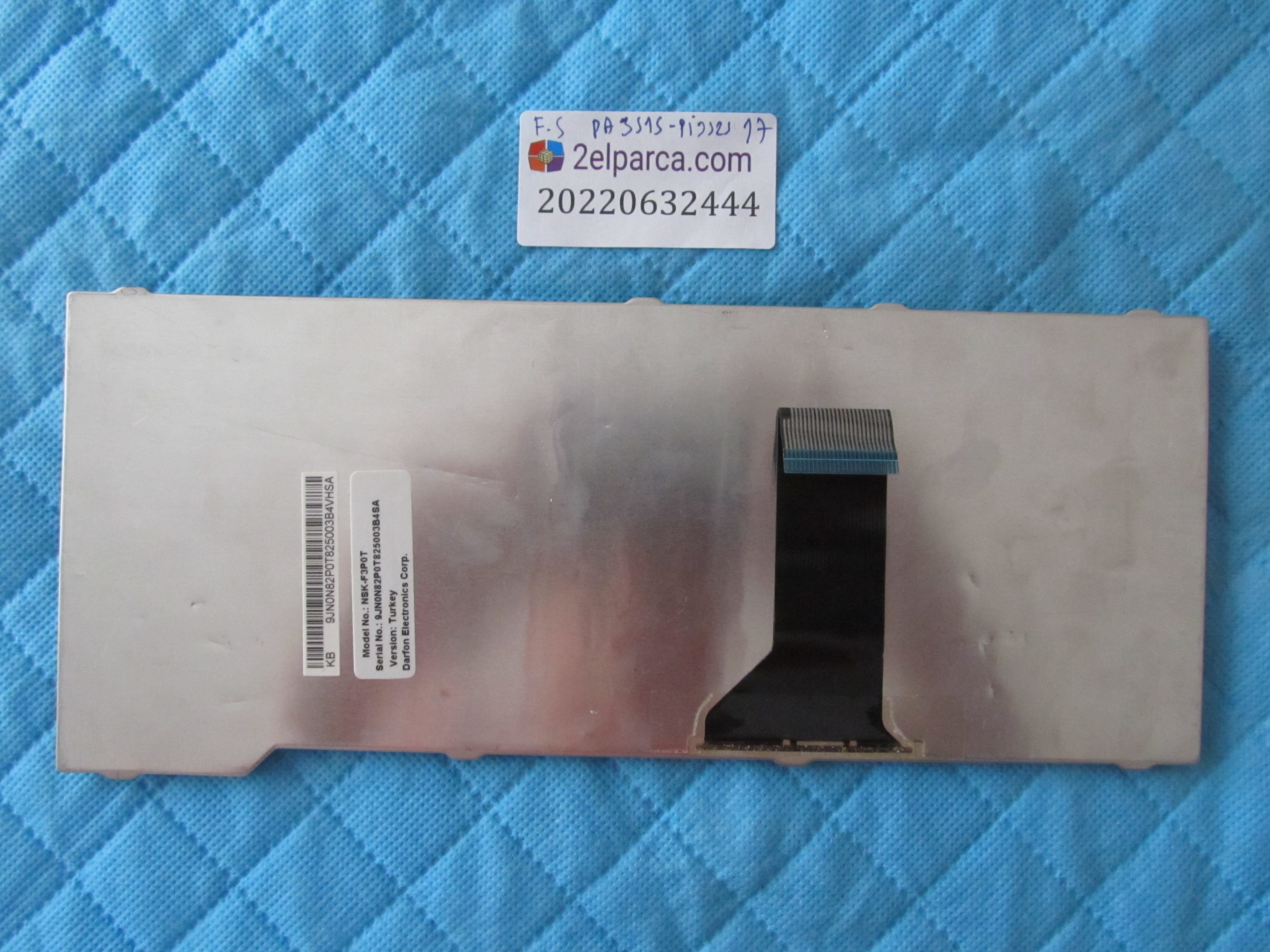 FUJİTSU Fujitsu siemens pa3515 klavye beyaz pa3525 orjinal ürün küçük görsel 2