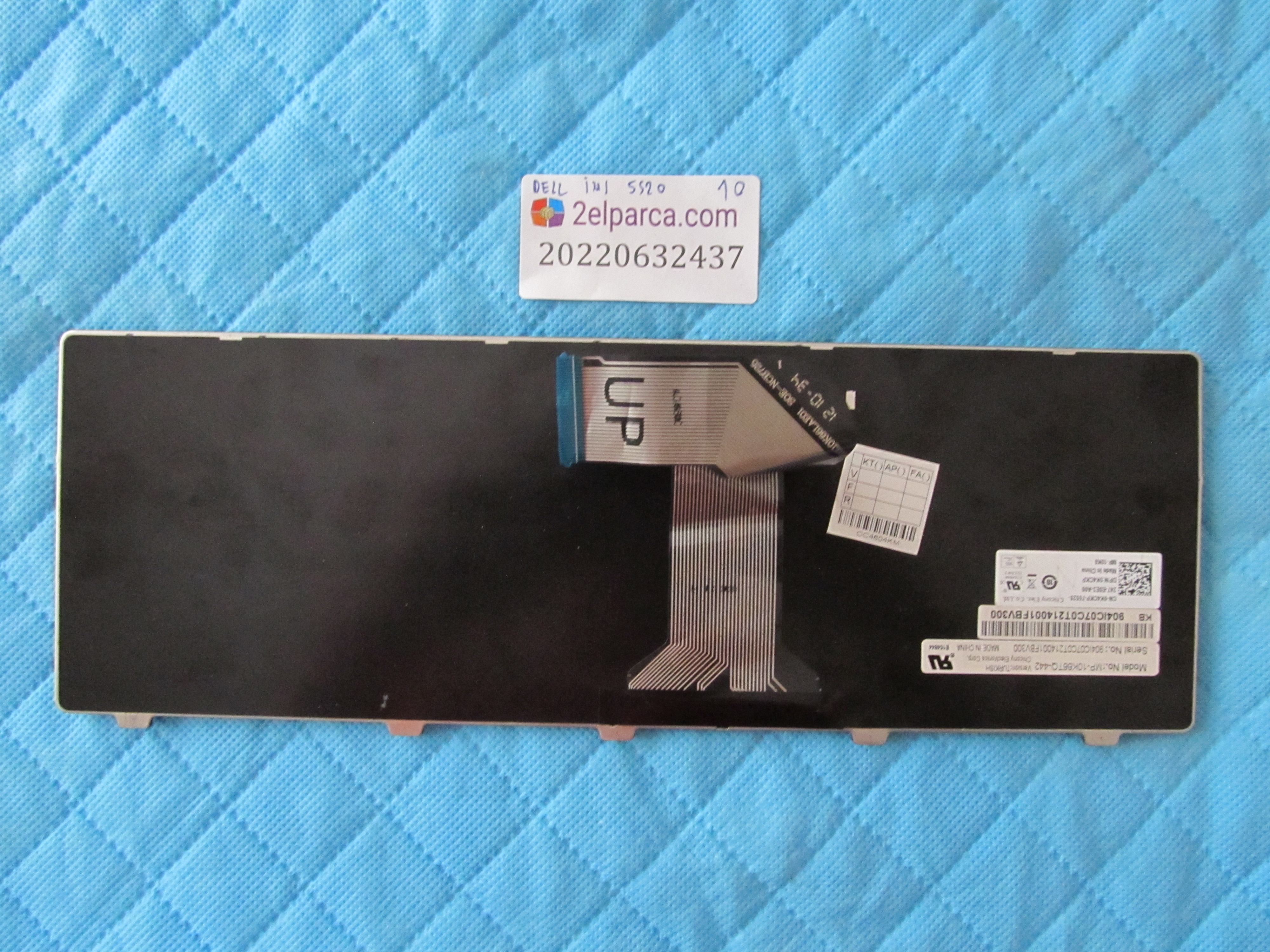DELL Dell inspron 5520 klavye orjinal ürün küçük görsel 2