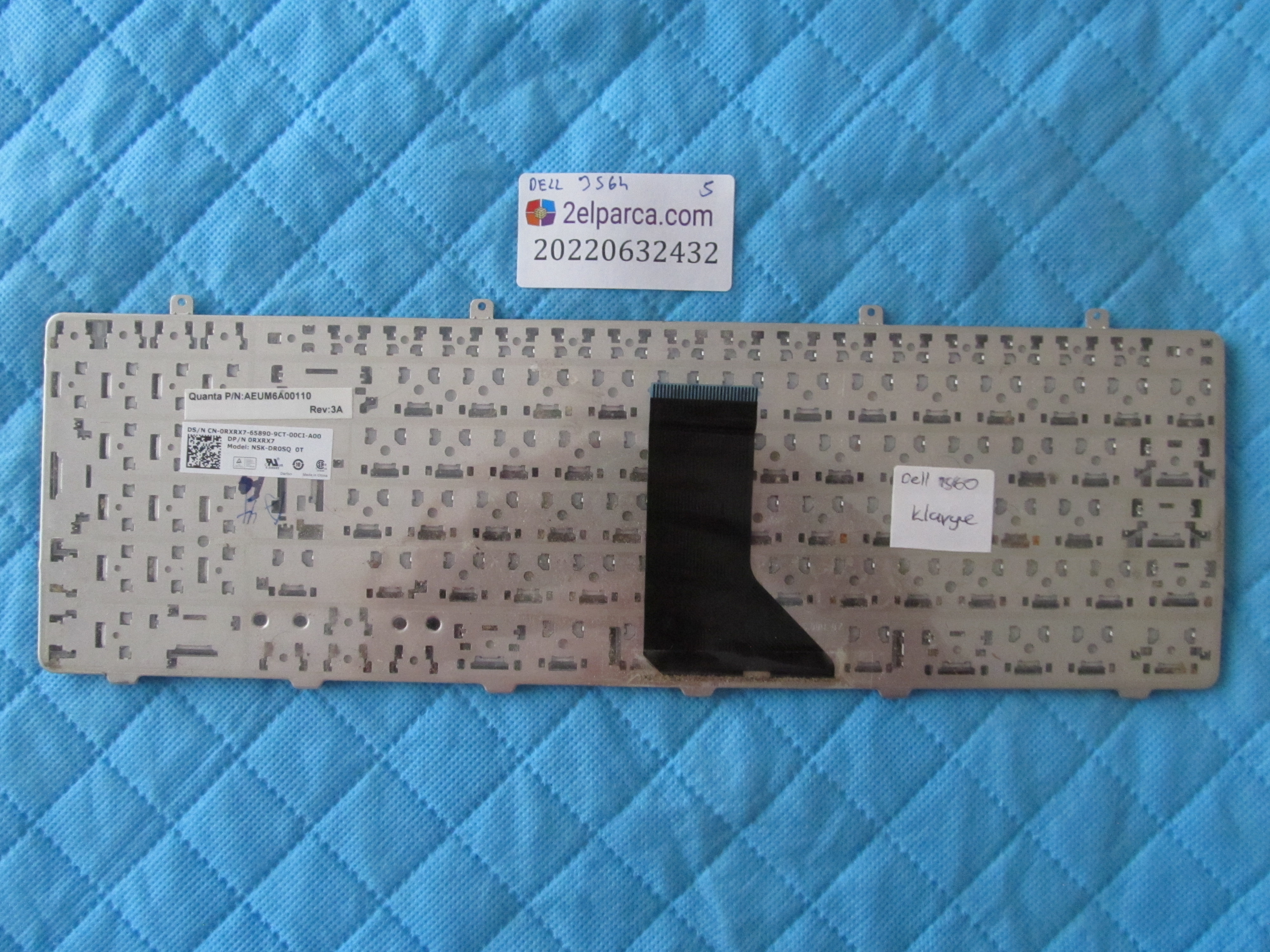 DELL Dell inspron 3564 klavye 1560 orjinal ürün küçük görsel 2