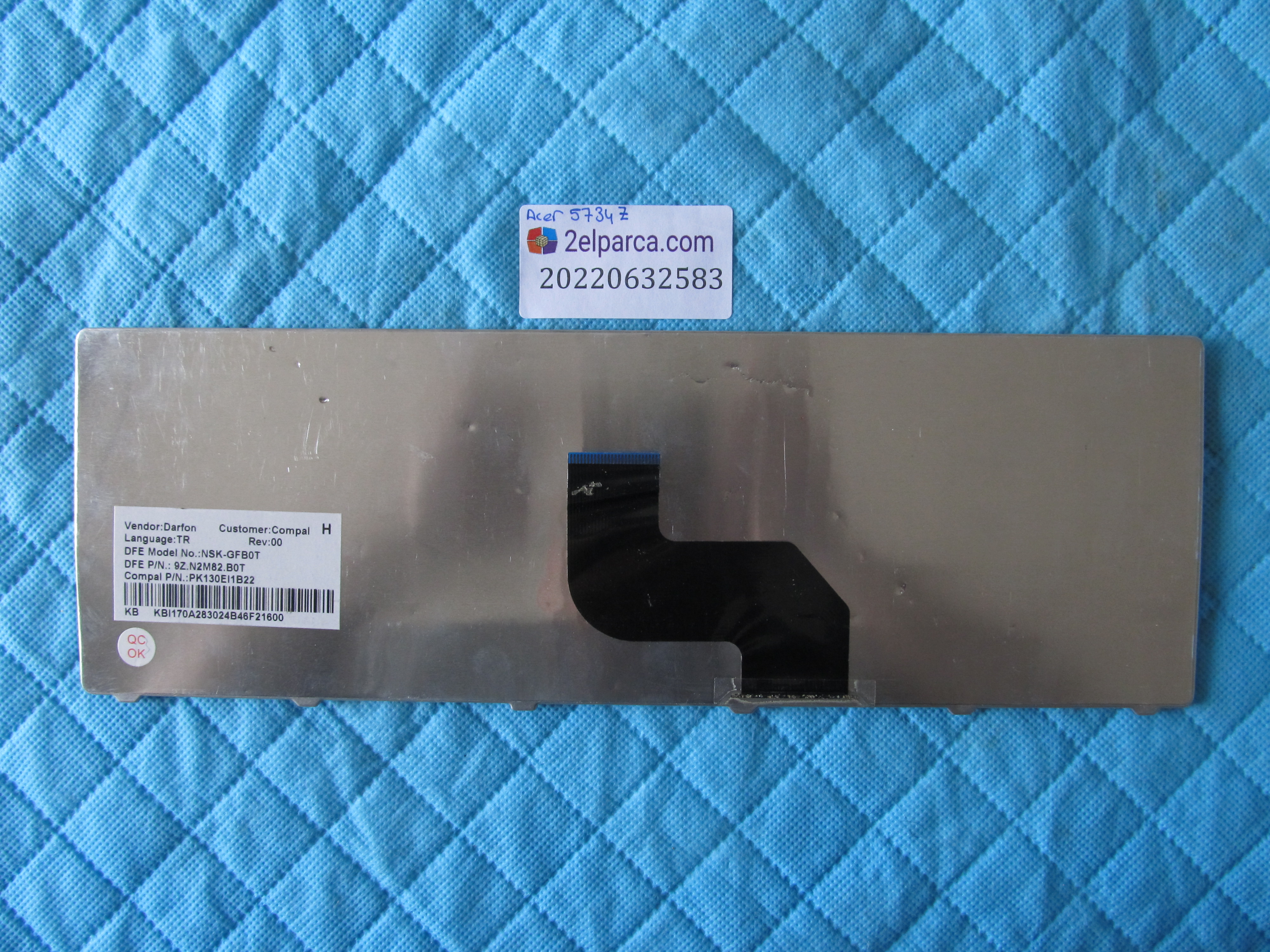 ACER Acer 5734z klavye orjinal ürün küçük görsel 2