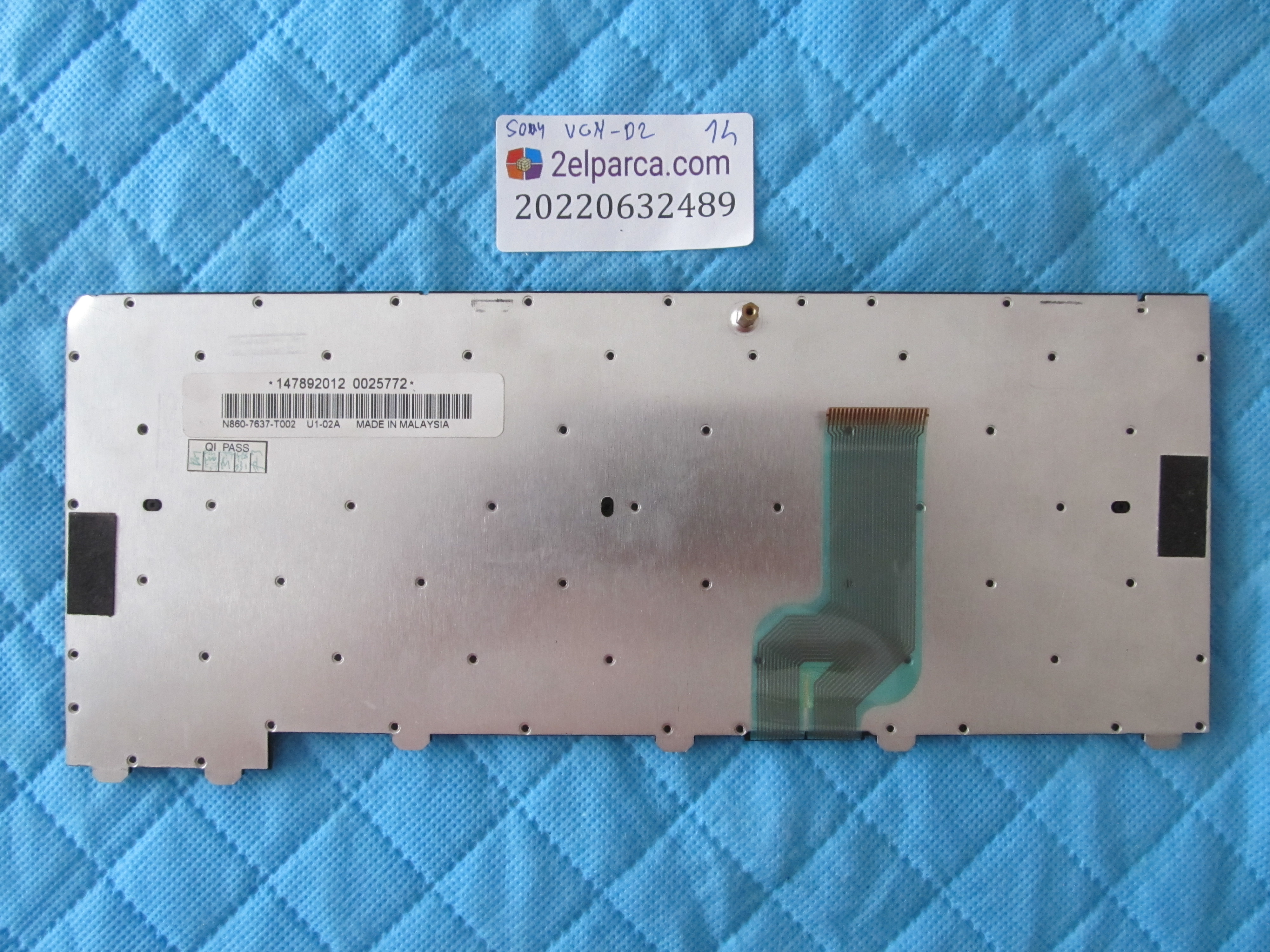 SONY Sony vgn-b2 klavye orjinal ürün küçük görsel 2