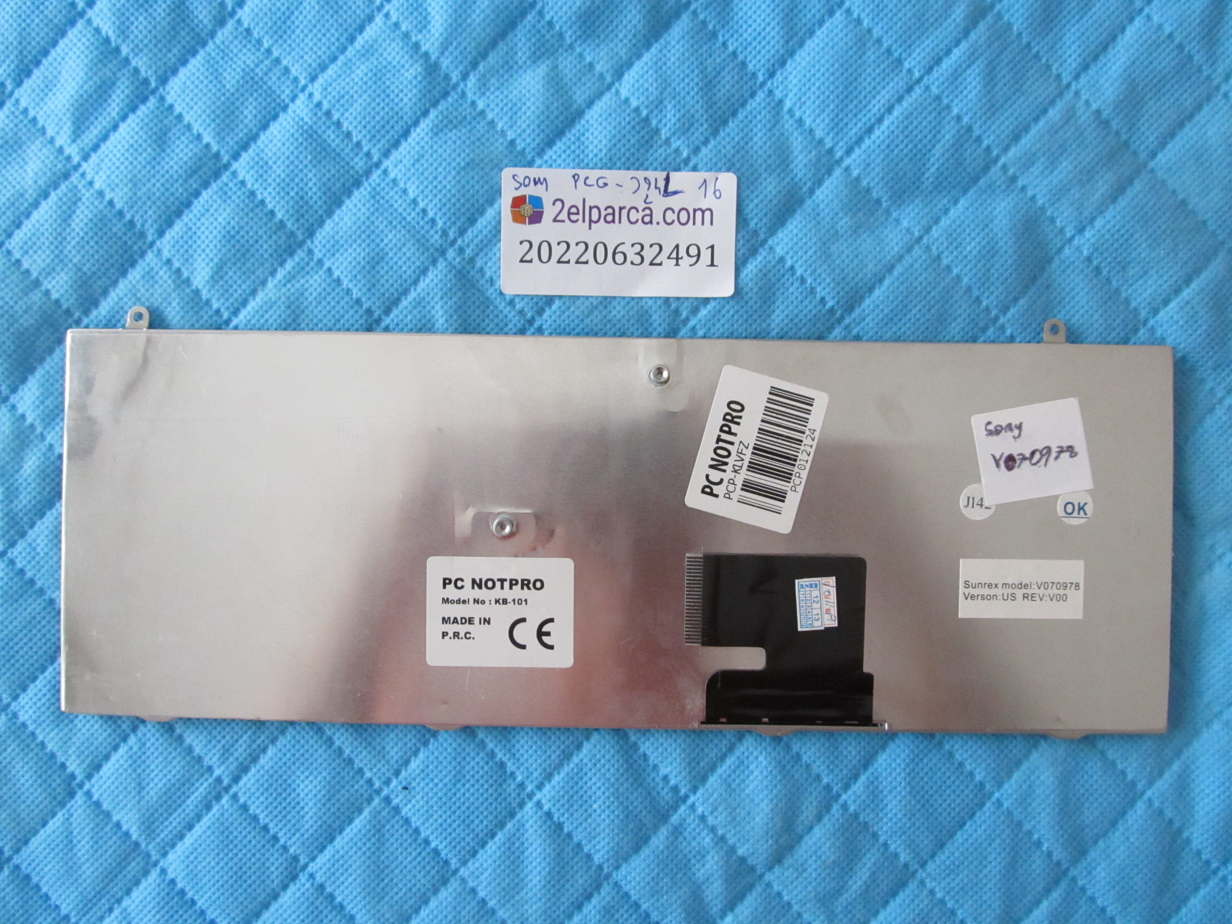 SONY Sony pcg-394l klavye orjinal ürün küçük görsel 2