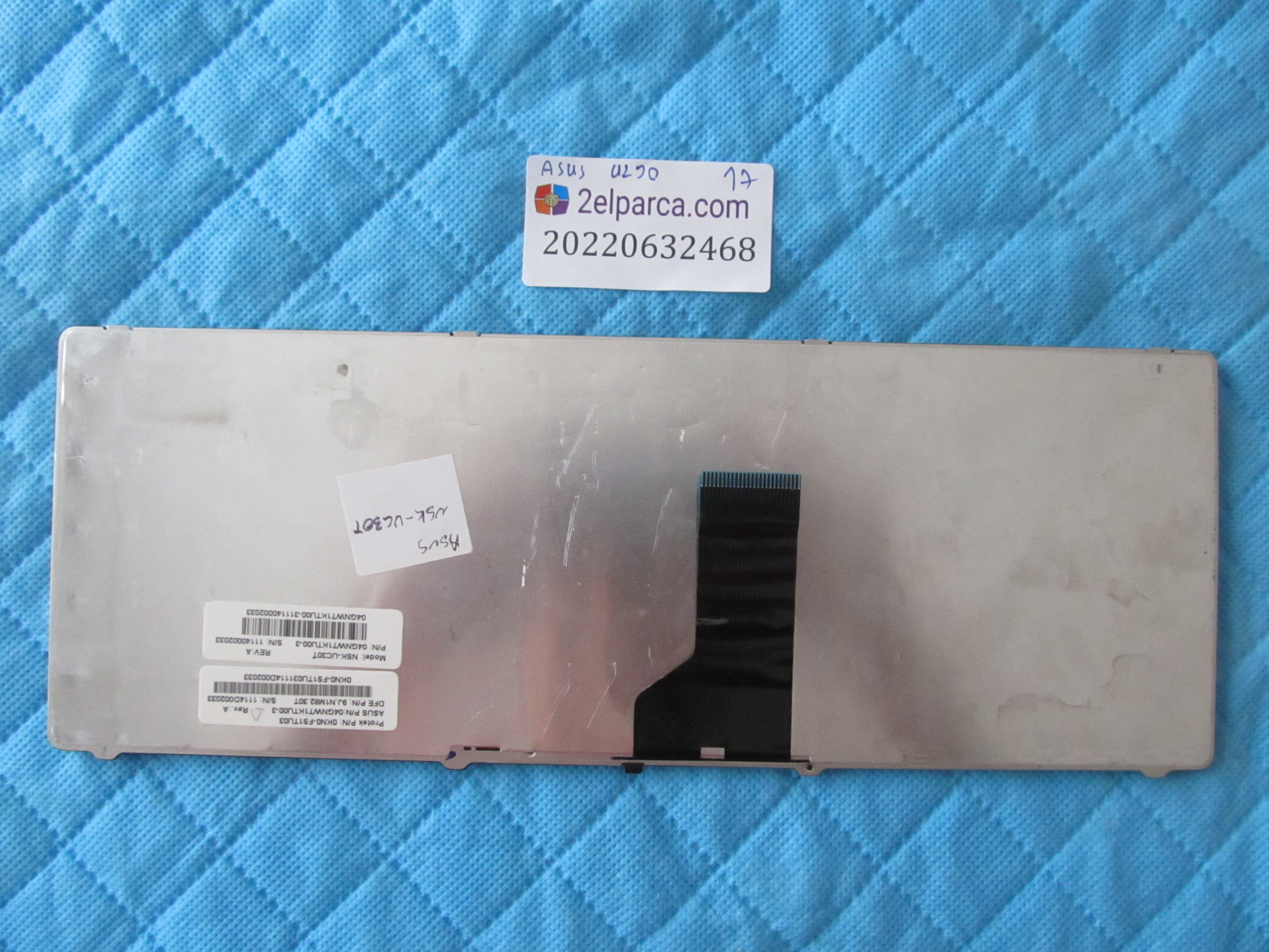 ASUS Asus ul30 klavye orjinal ürün küçük görsel 2