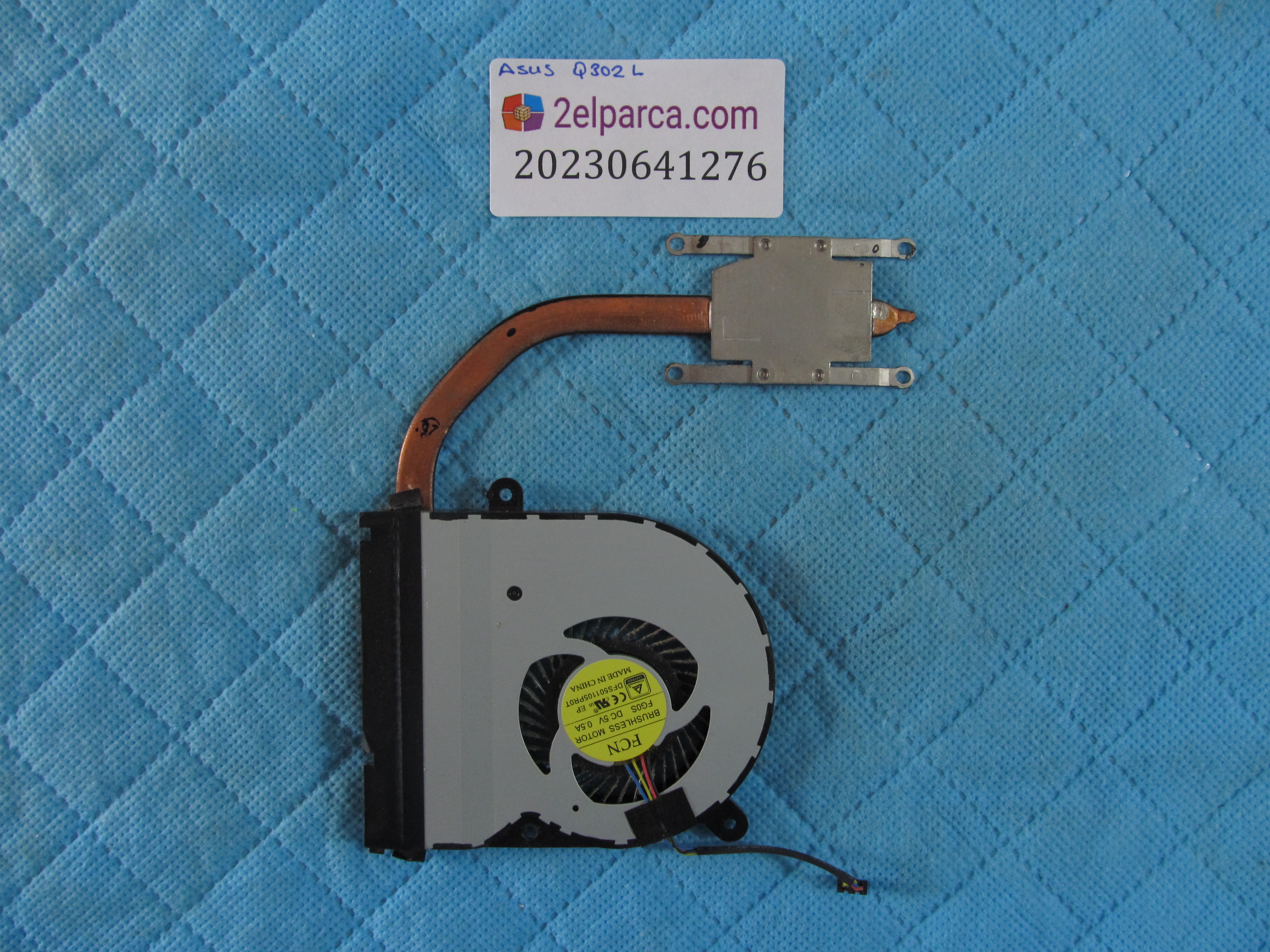ASUS Asus q302l fan bakir soğutucu (heatsink) orjinal ürün küçük görsel 2
