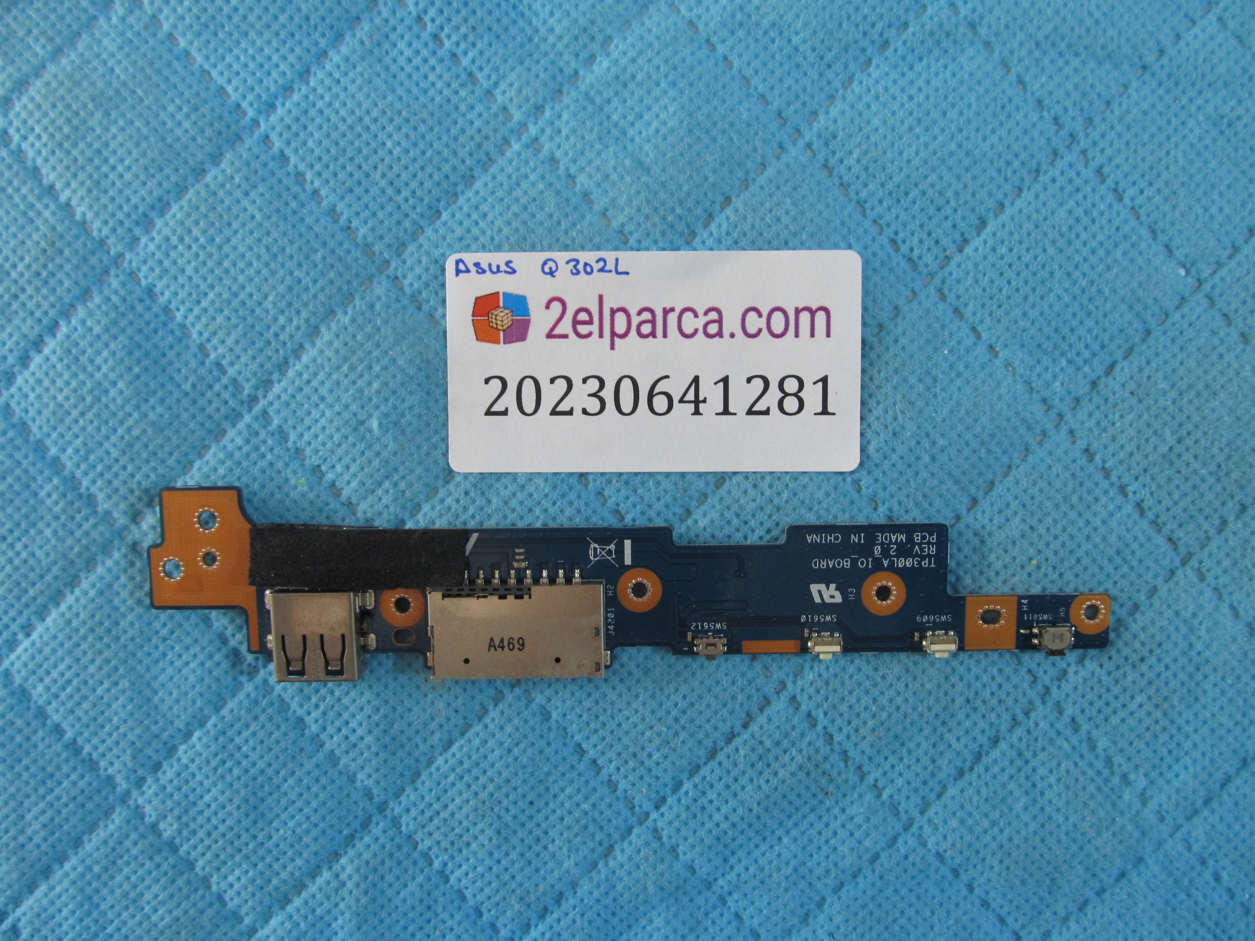 ASUS Asus q302l tetik karti ve usb board orjinal ürün küçük görsel 2