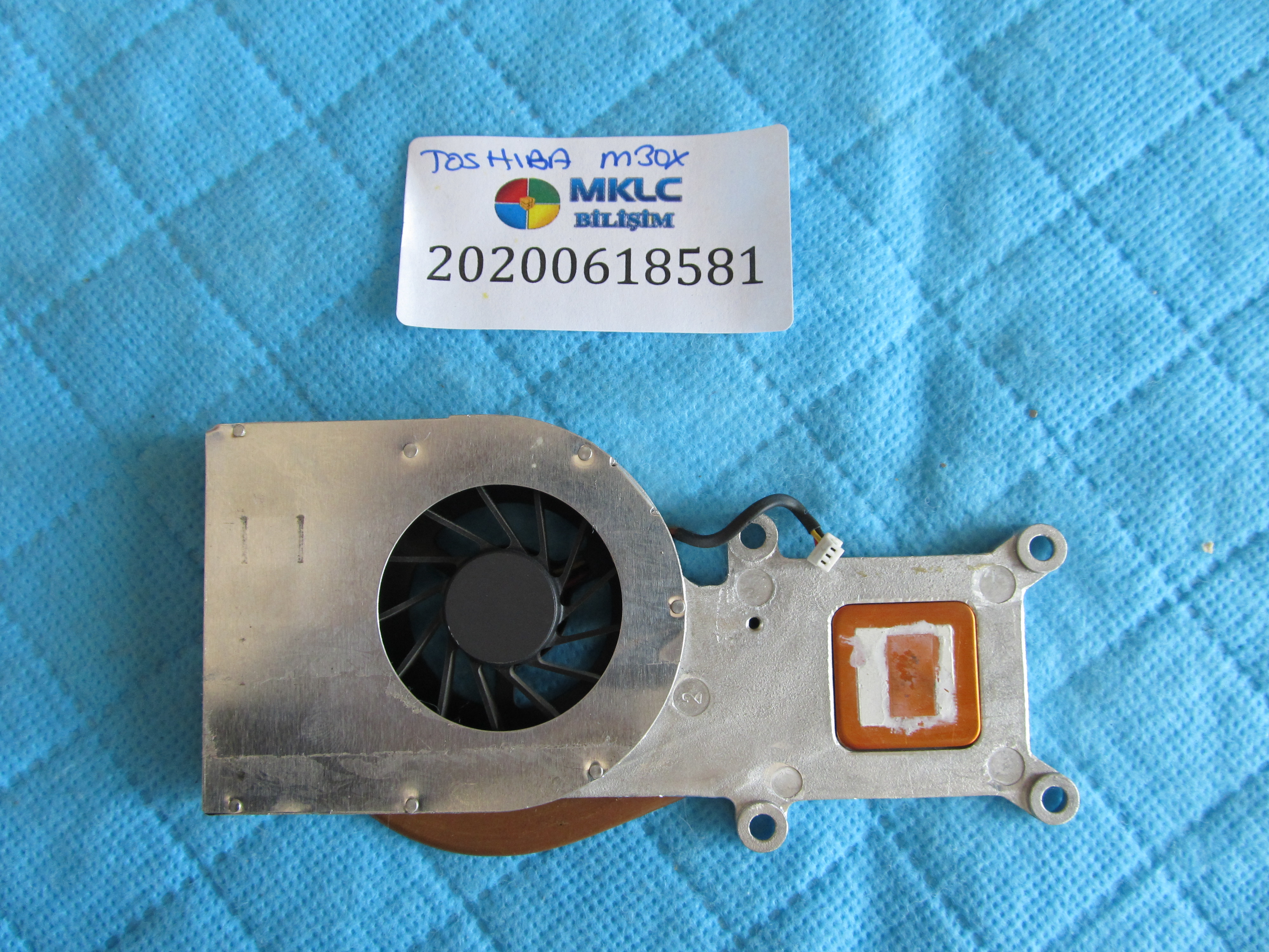 TOSHİBA Toshiba m30x fan bakir soğutucu (heatsink) küçük görsel 2