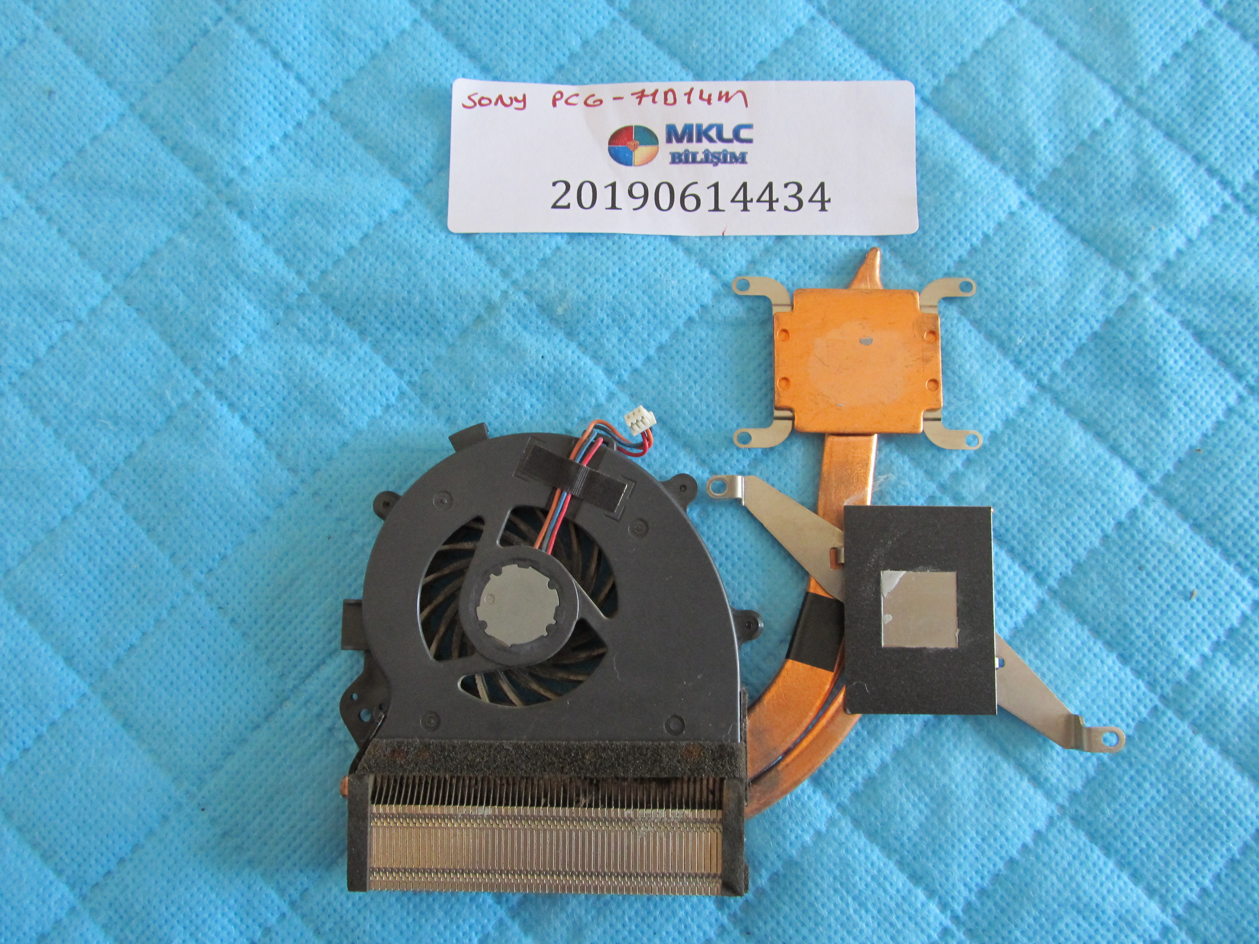 SONY Sony pcg-71d14m fan soğutucu bakir (heatsink) küçük görsel 2