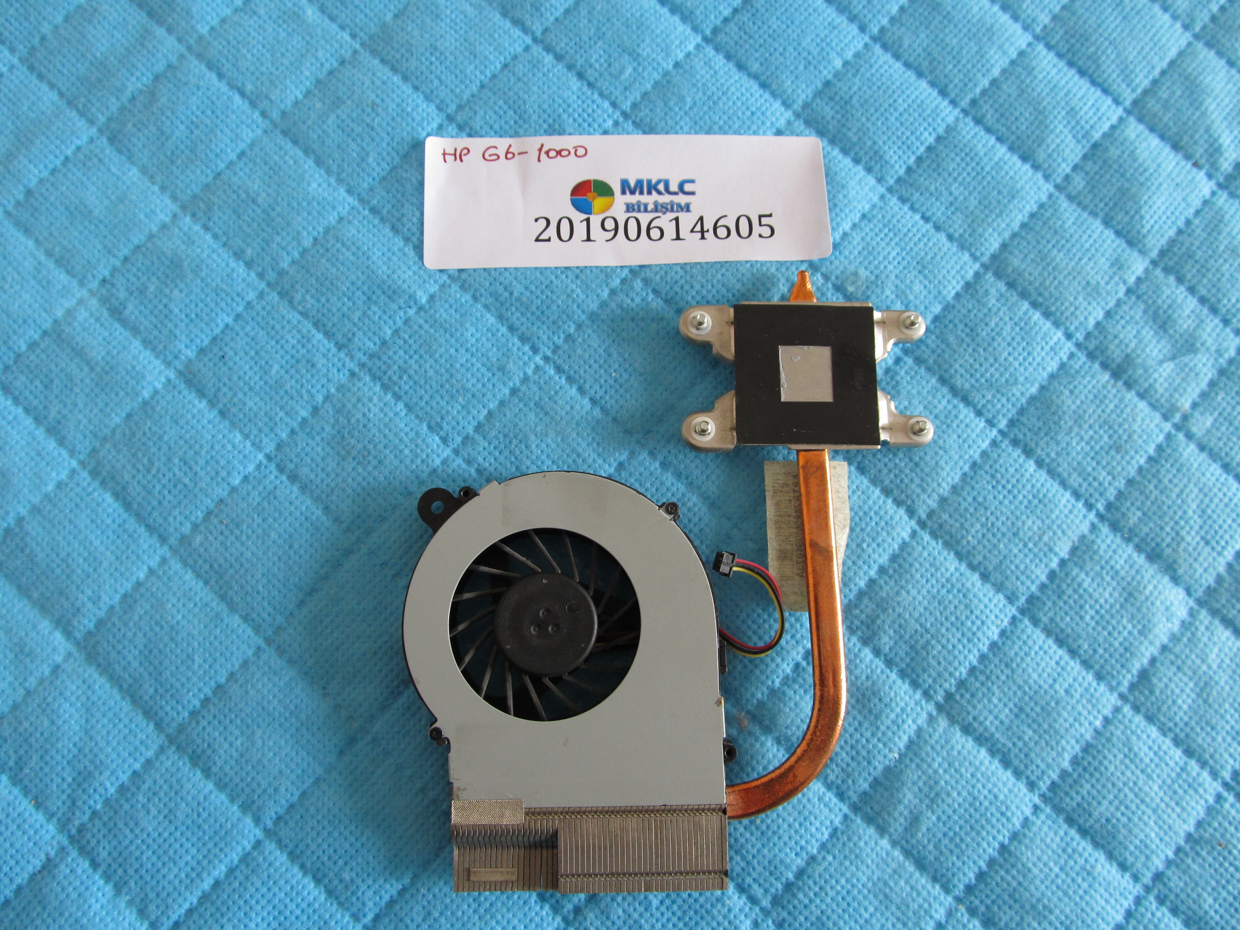 HP Hp g6-1000 fan bakir soğutucu (heatsink) küçük görsel 2
