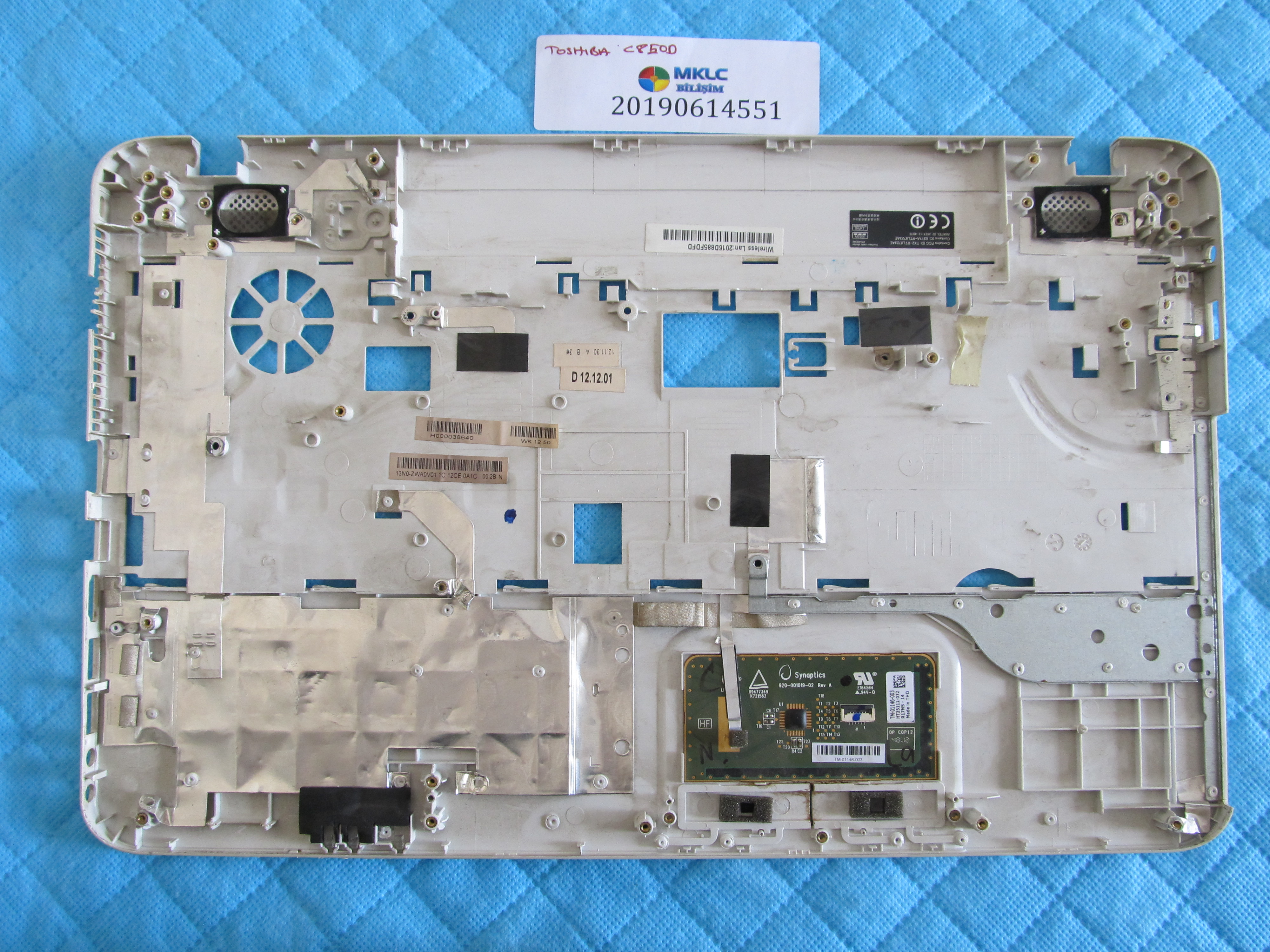 TOSHİBA Toshiba c850d üst kasa klavye kasasi orjinal ürün küçük görsel 2