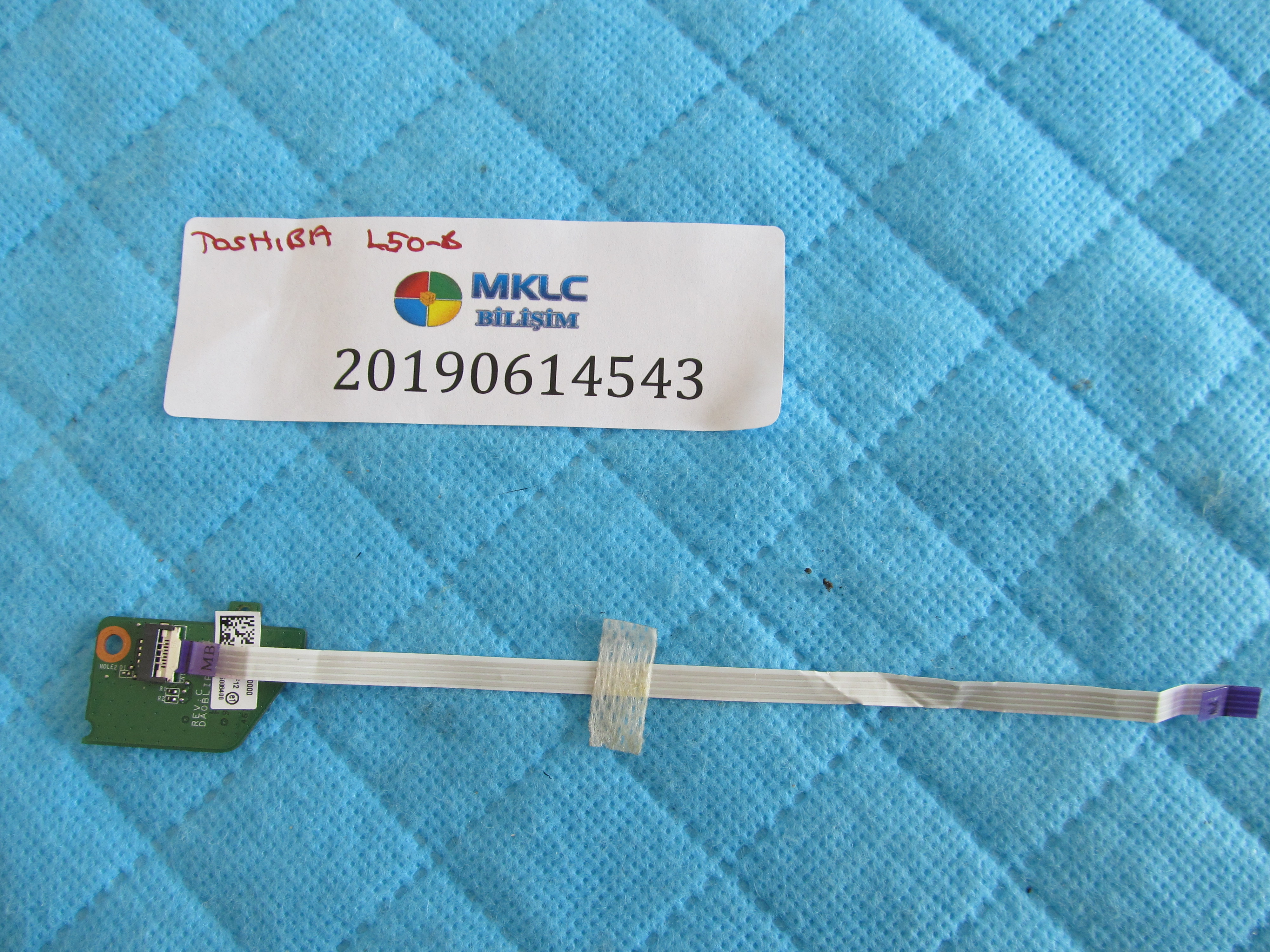 Toshiba l50-b tetik karti ve flex orjinal ürün