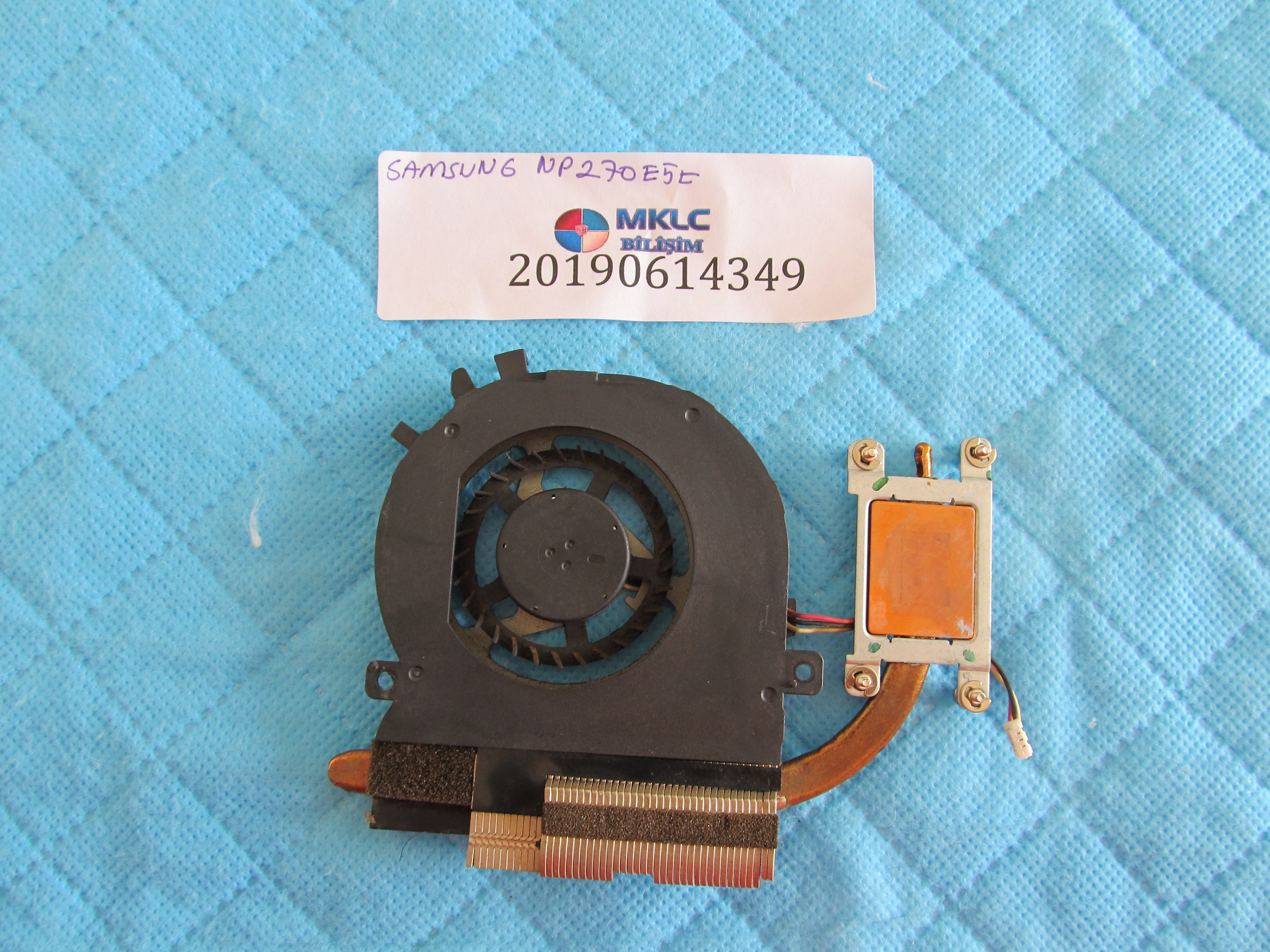 SAMSUNG Samsung np270e5e fan cpu bakir heatsink küçük görsel 2