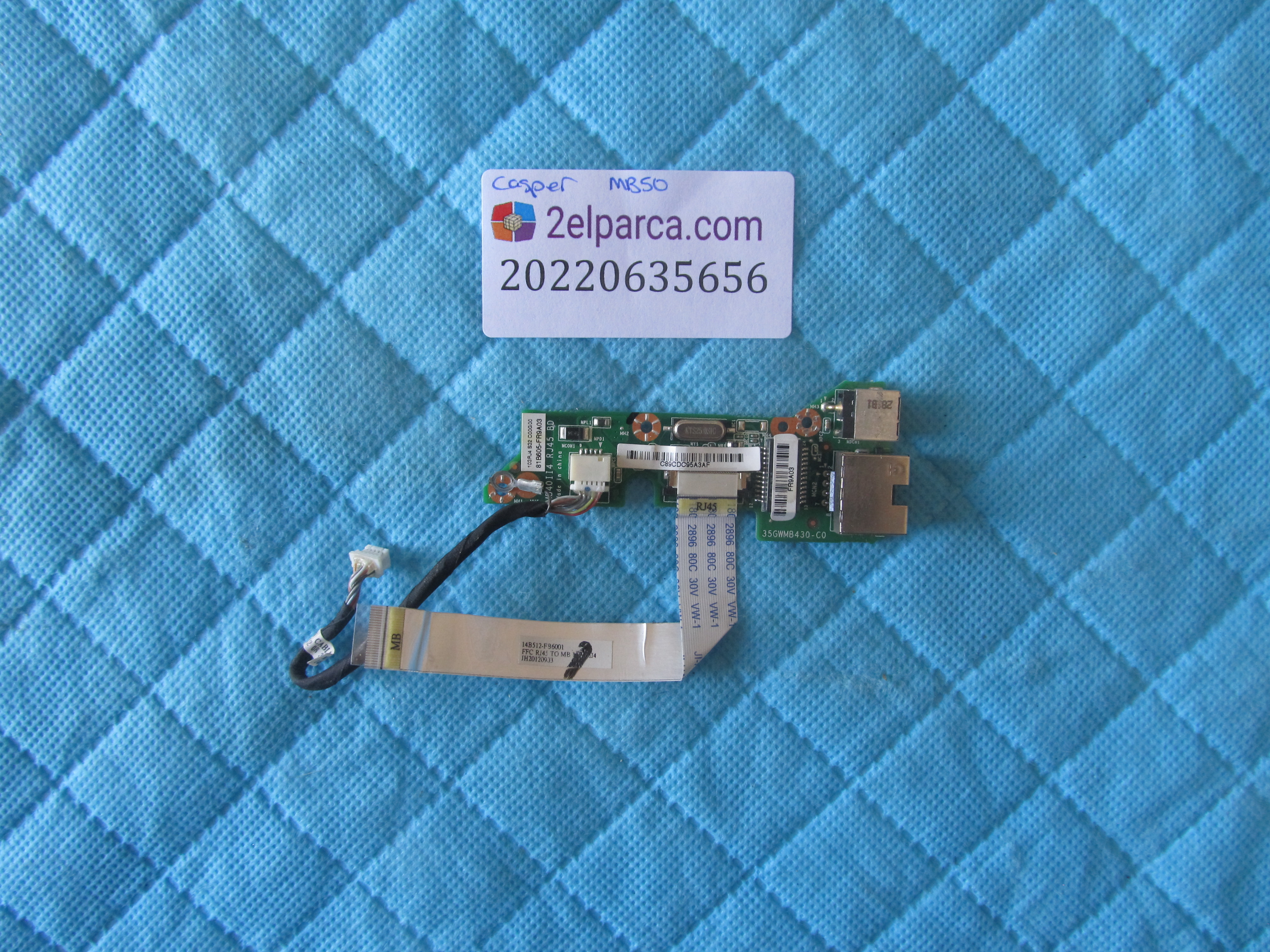 CASPER Casper mb50 power kart ethernet tetik karti flex orjinal ürün küçük görsel 2