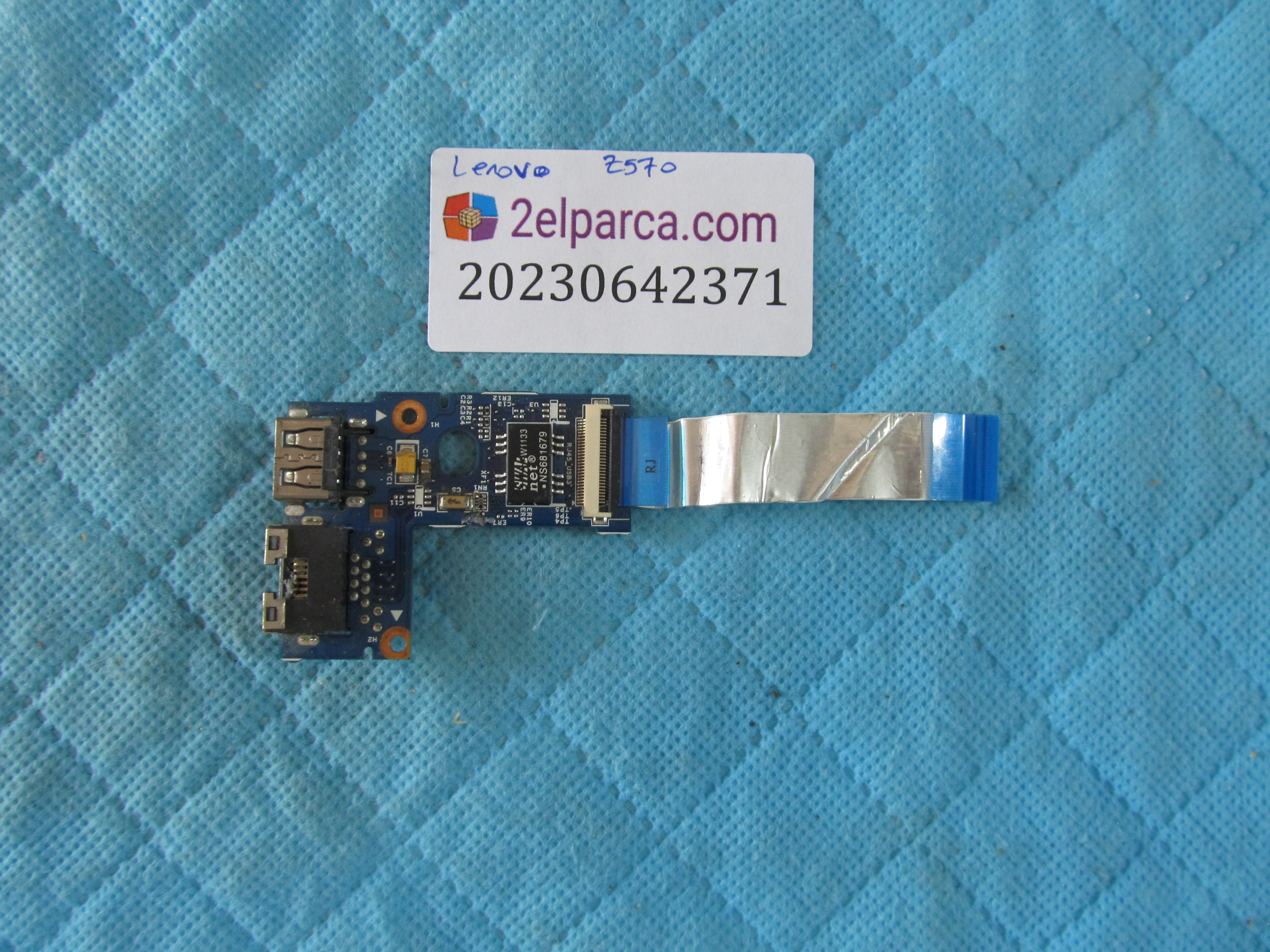 Lenovo z570 usb ethernet port flex orjinal ürün