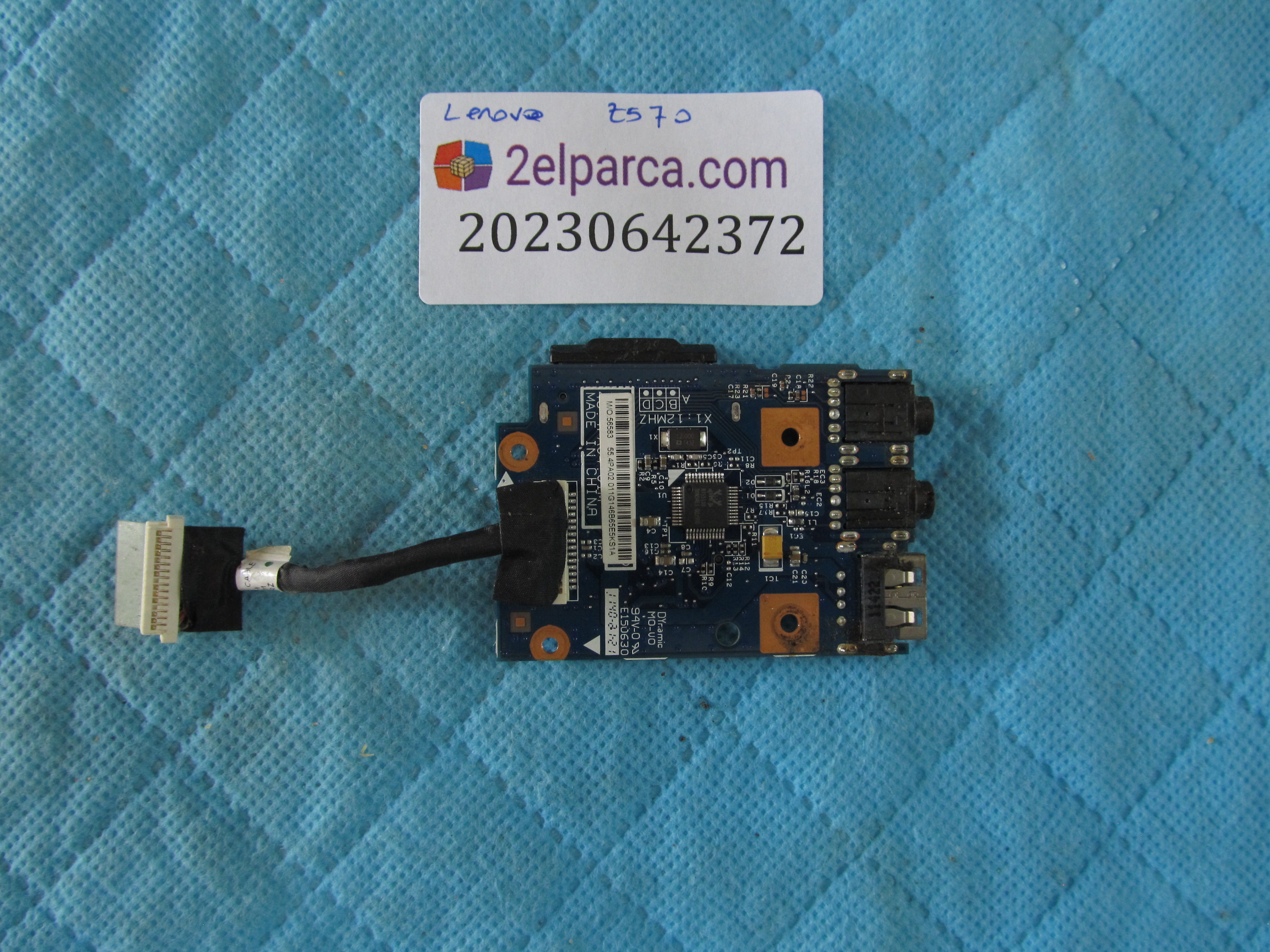 Lenovo z570 usb port flex ve ses karti orjinal ürün