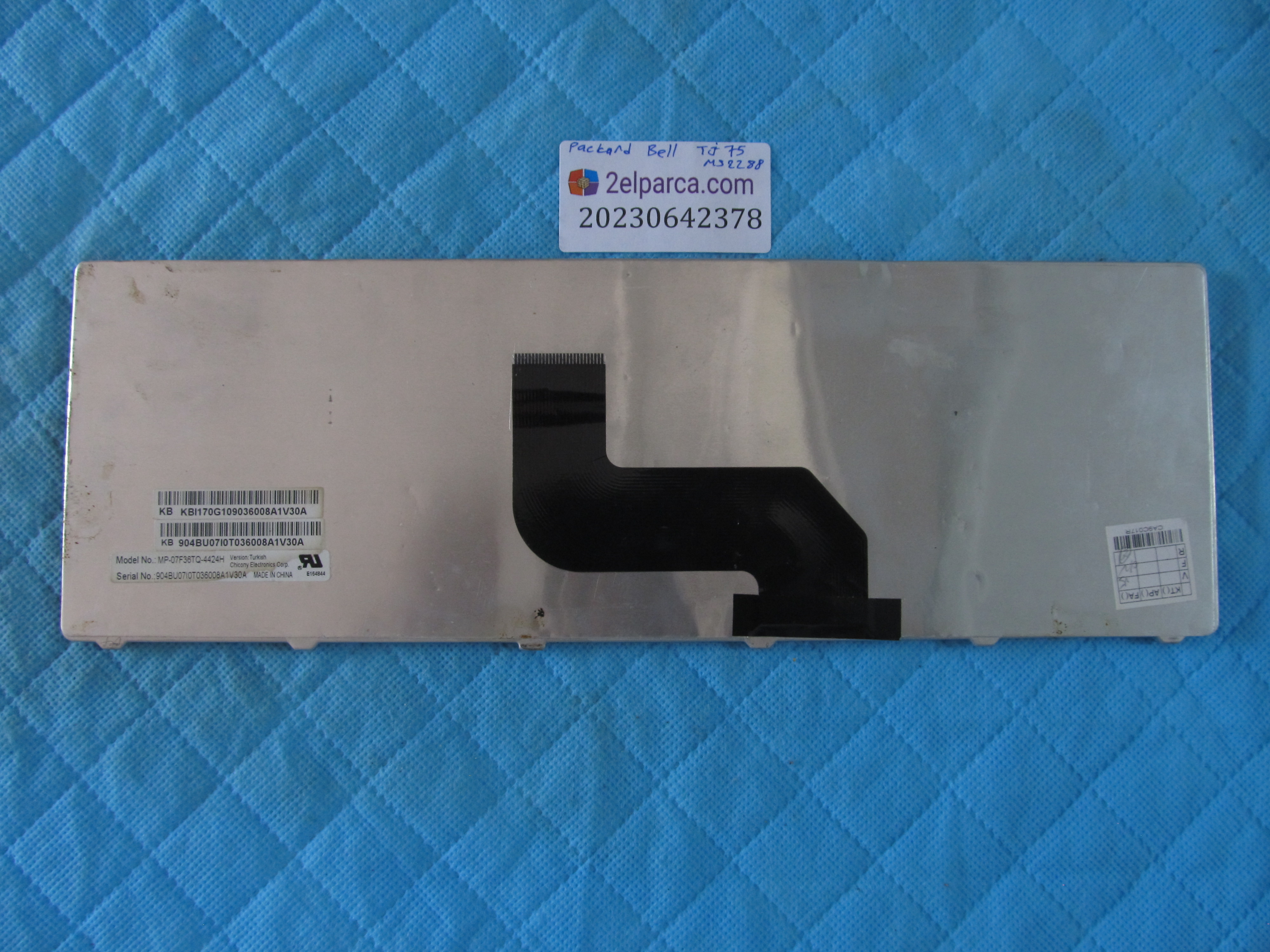 PACKARD BELL Packard bell tj75 klavye (2 tuş eksik) orijinal ürün küçük görsel 2