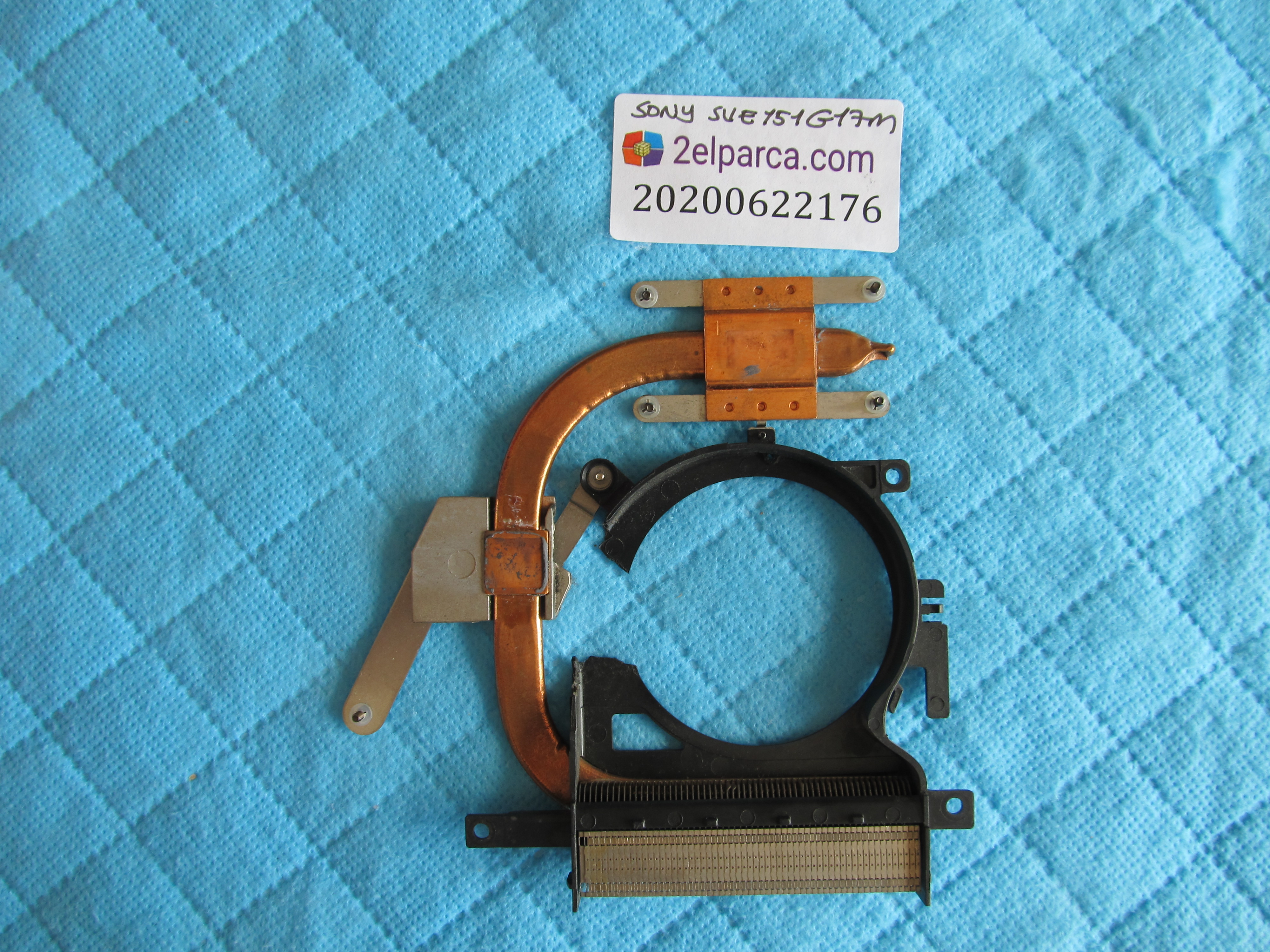 SONY Sony sve 151 soğutucu bakir (heatsink) orjinal ürün küçük görsel 2