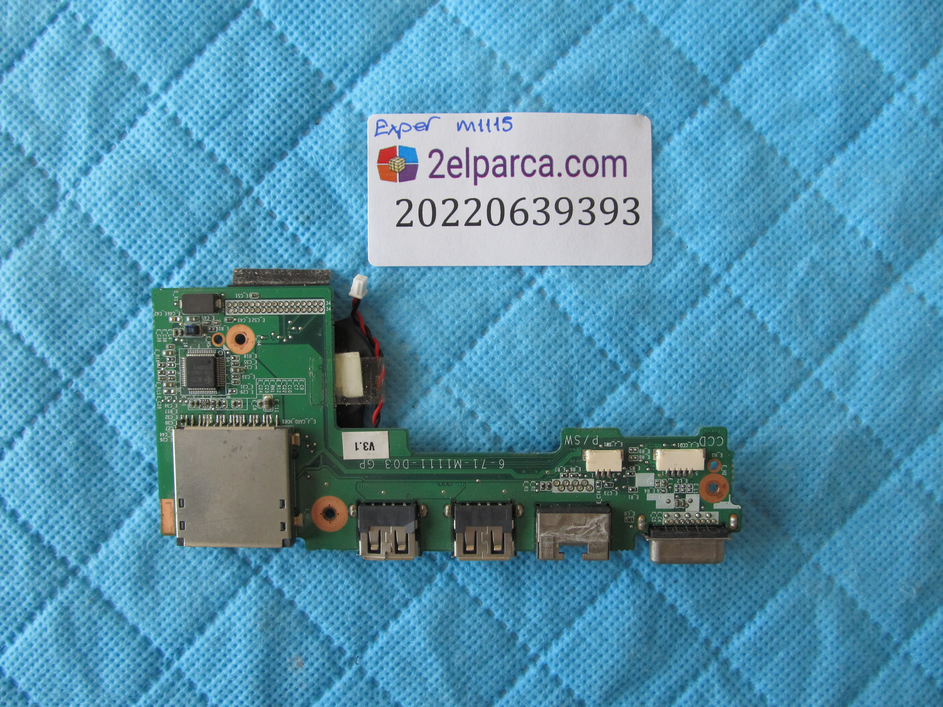 EXPER Exper m1115 usb board orjinal ürün küçük görsel 2