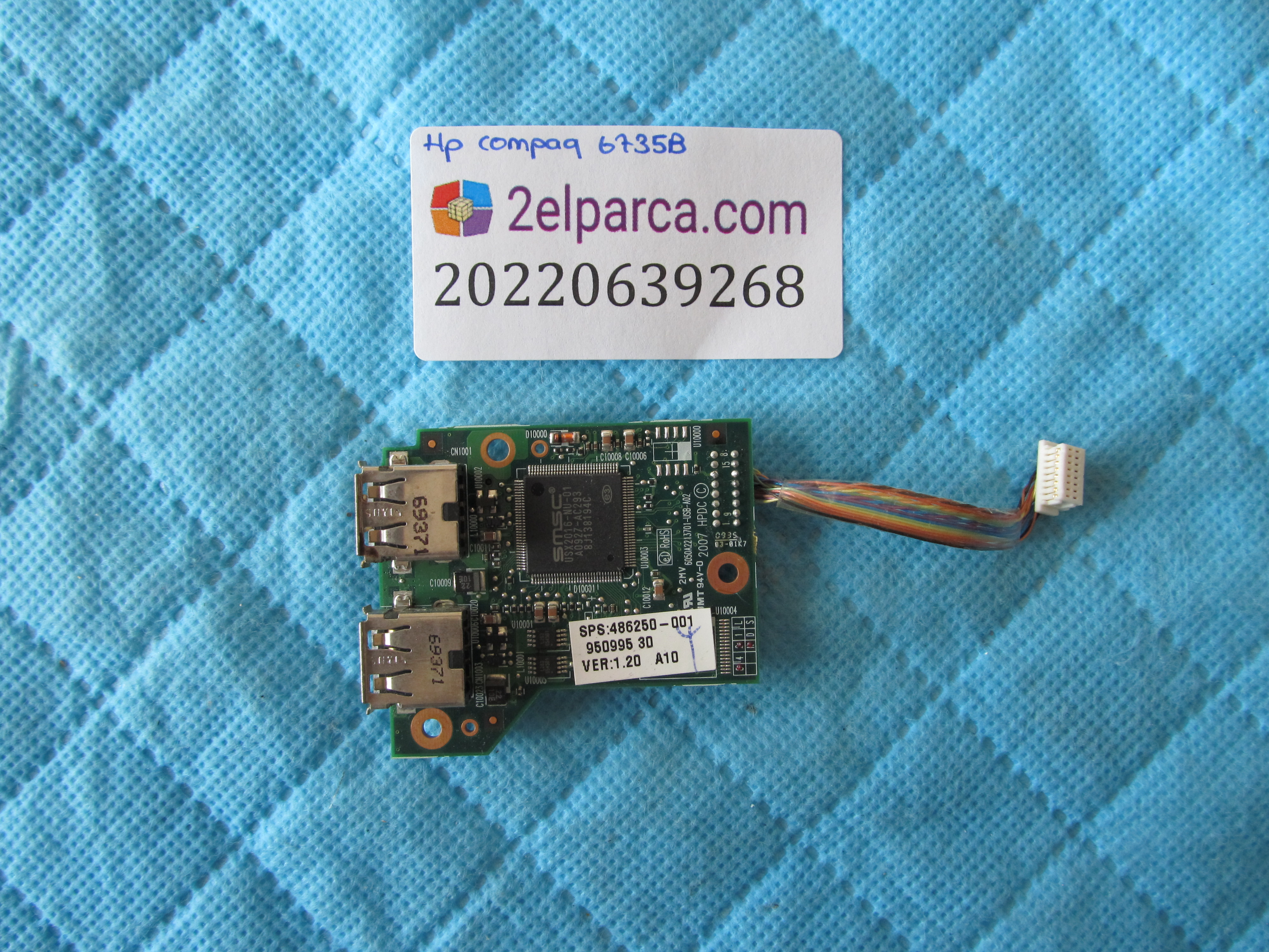 HP Hp compaq 6735b usb ve kart okuyucu kablo orjinal ürün küçük görsel 2