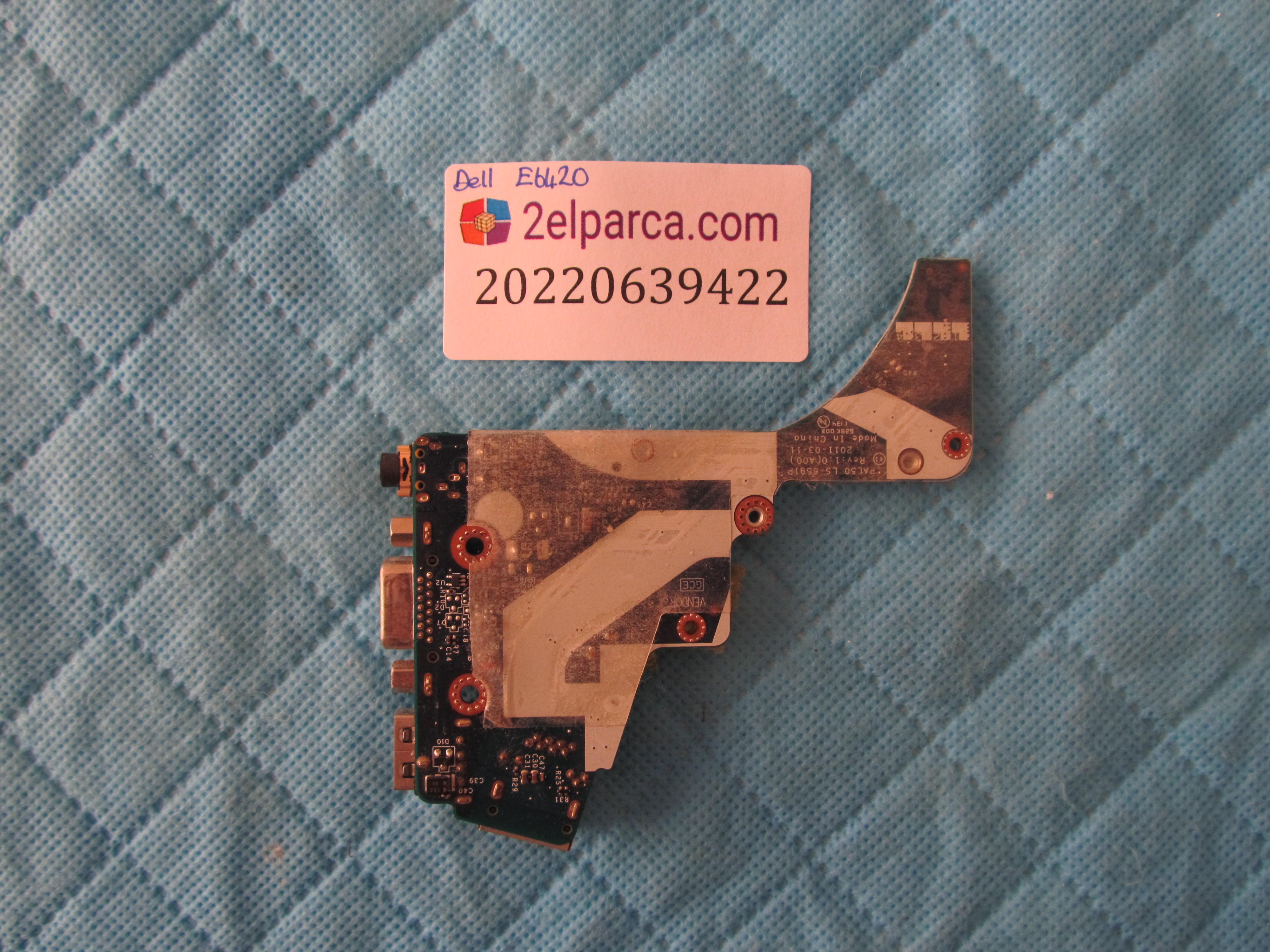 DELL Dell e6420 usb ve ses kart board flex orjinal ürün küçük görsel 2