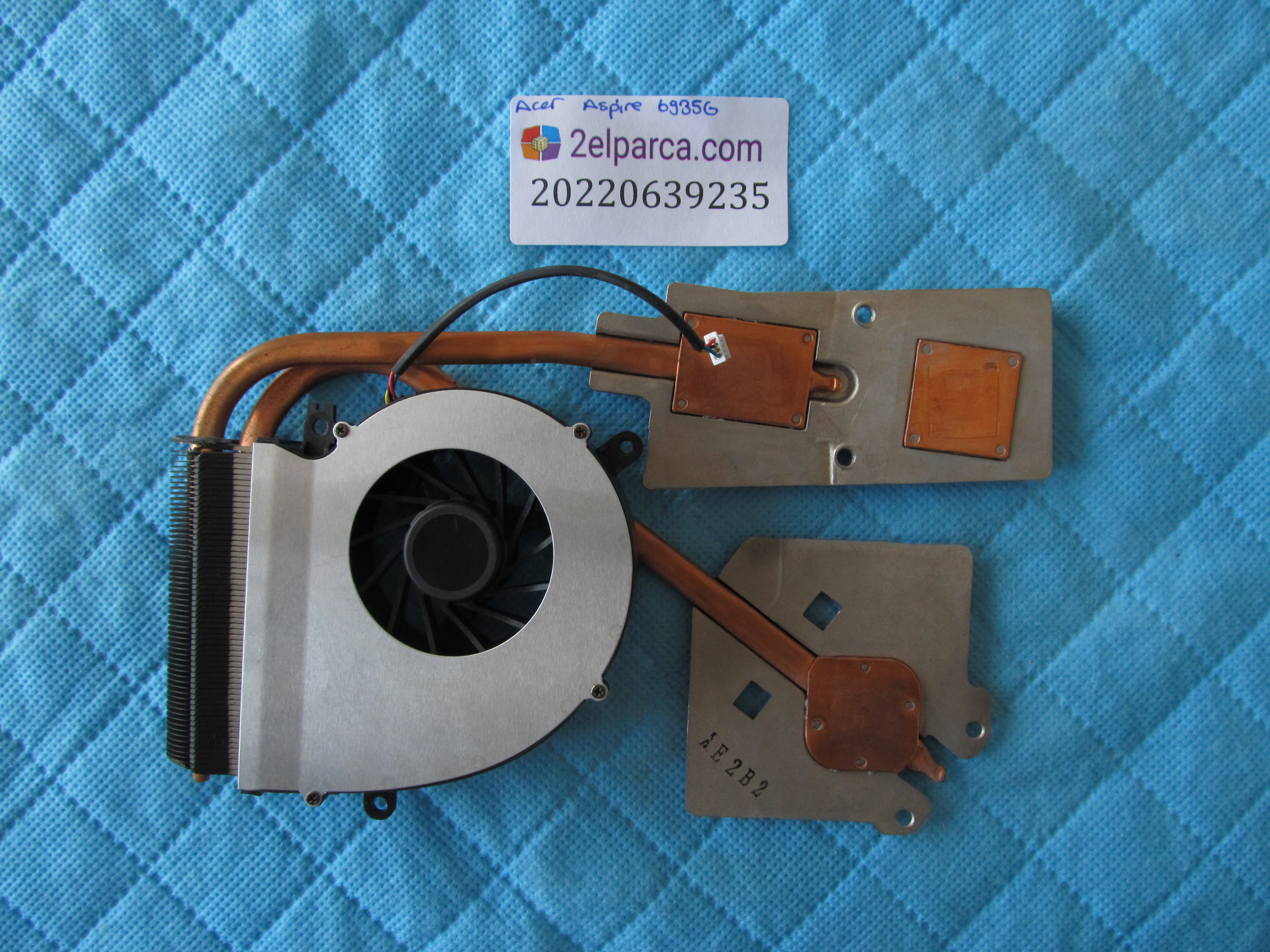 ACER Acer aspire 6935g fan bakir soğutucu (heatsink) orjinal ürün küçük görsel 2