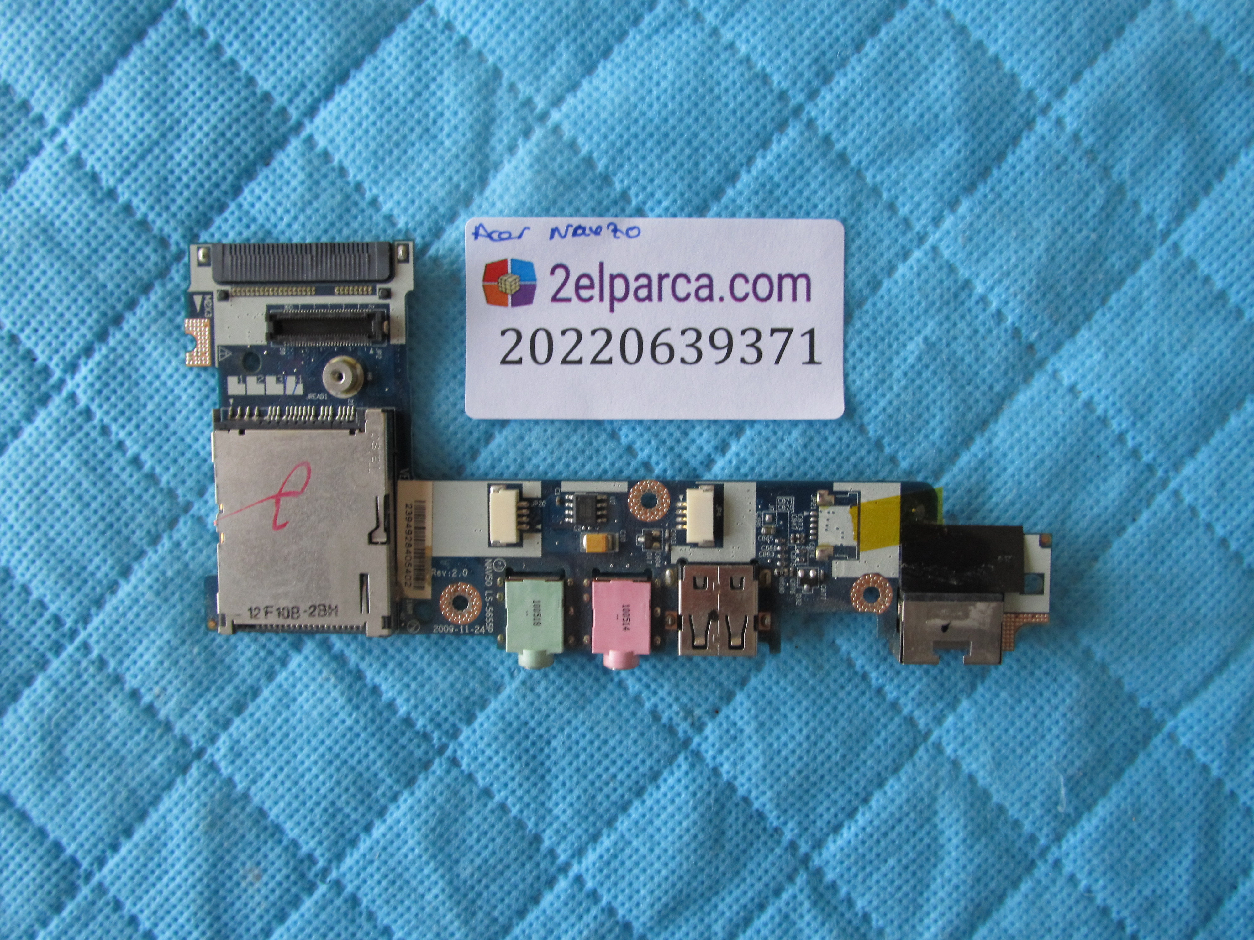 ACER Acer nav70 usb ve ses board karti orjinal ürün küçük görsel 2