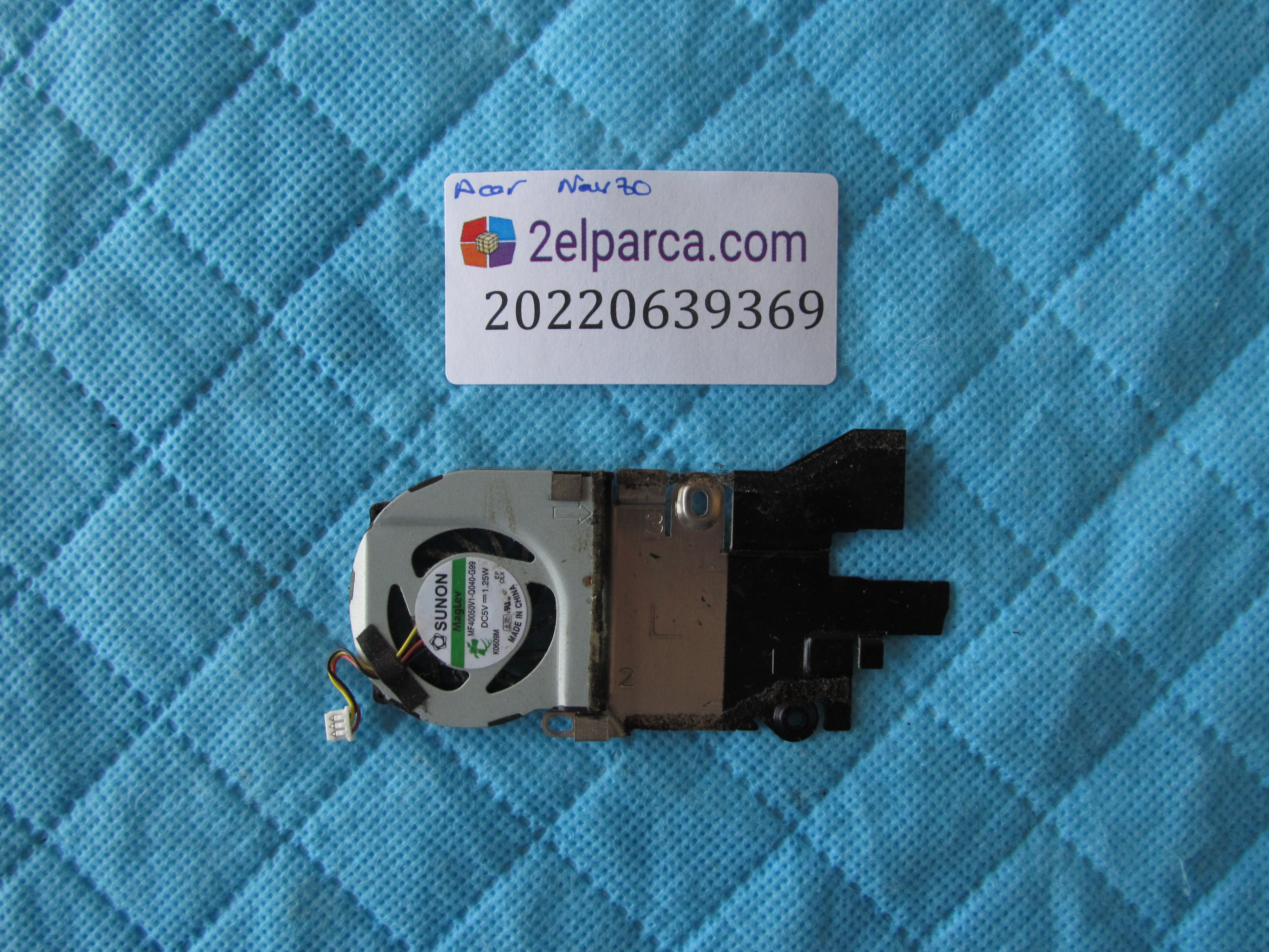 ACER Acer nav70 fan bakir soğutucu (heatsink) orjinal ürün küçük görsel 2