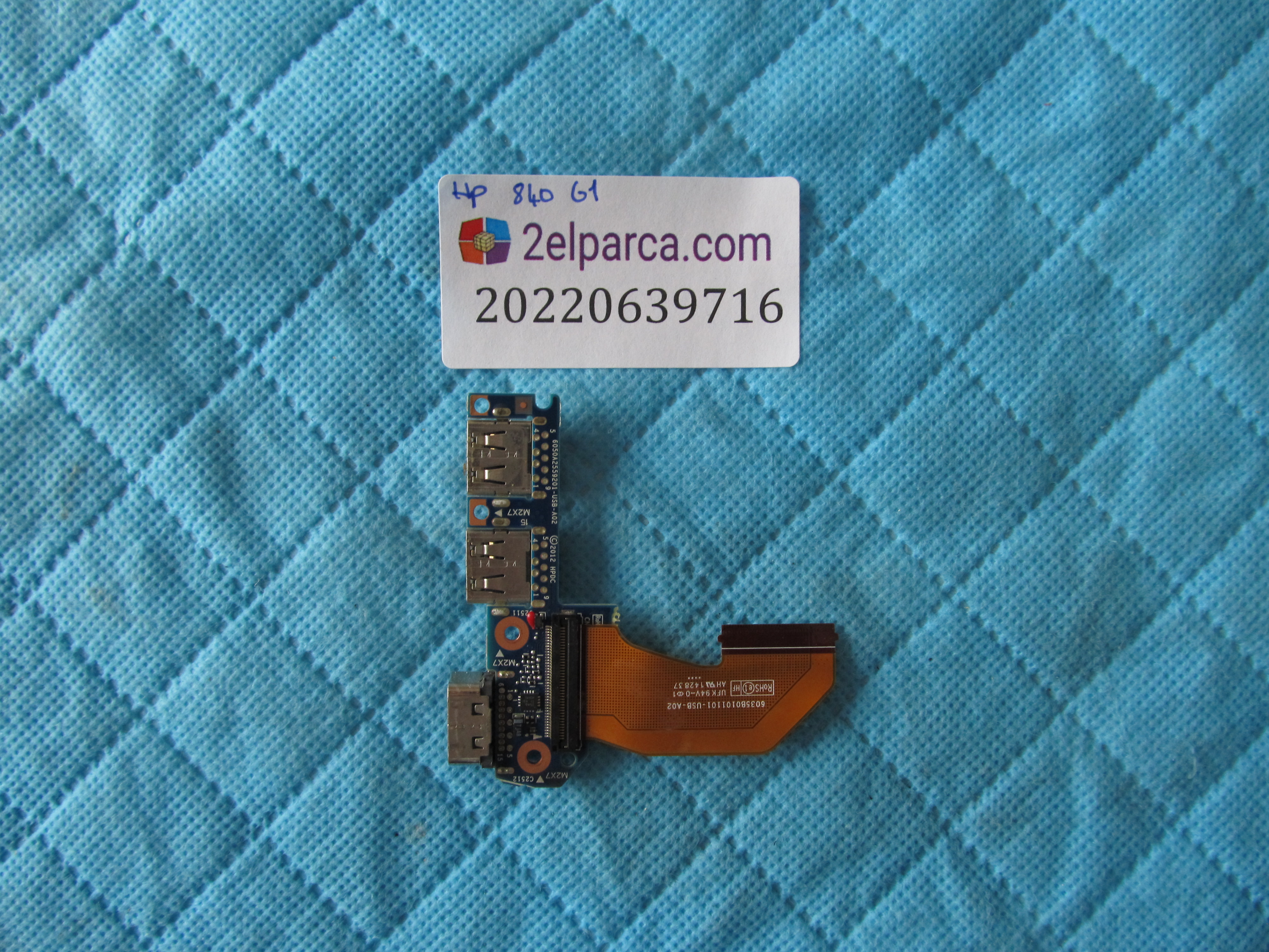 Hp elitebook 840 g1 usb ve vga board orjinal ürün
