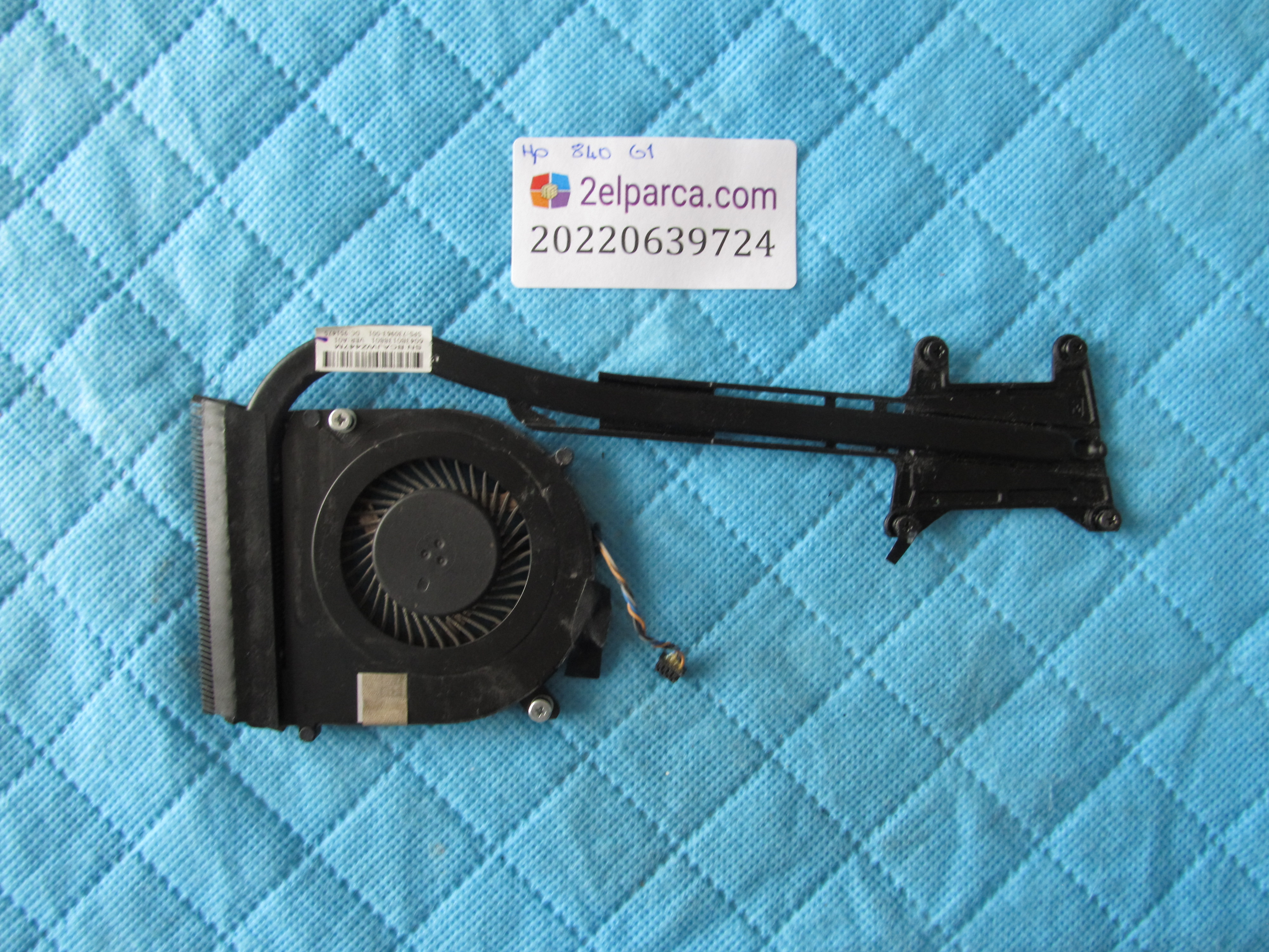 Hp elitebook 840 g1 fan soğutucu bakir (heatsink) orjinal ürün