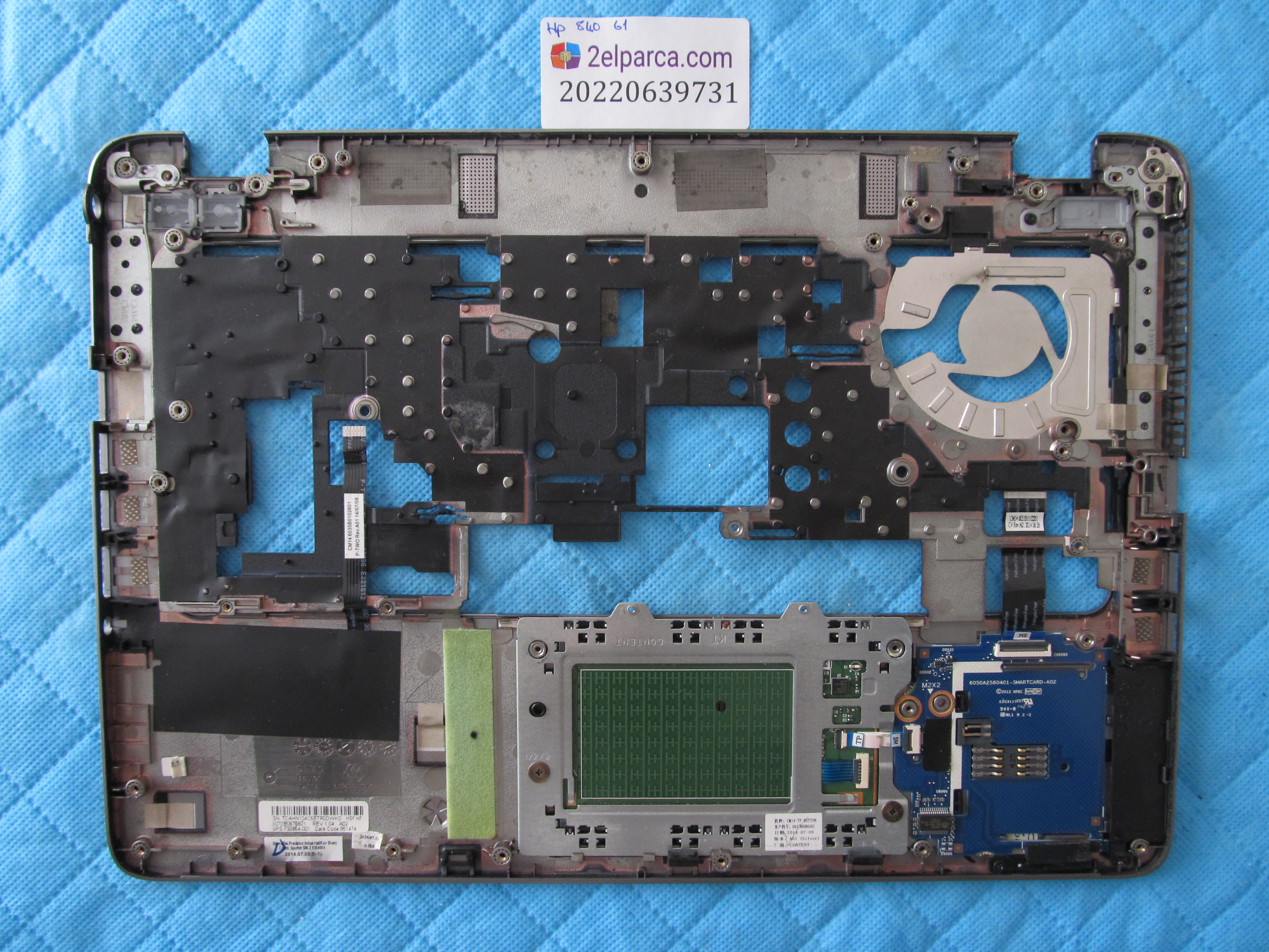 HP Hp elitebook 840 g1 üst kasa klavye kasa orjinal ürün küçük görsel 2
