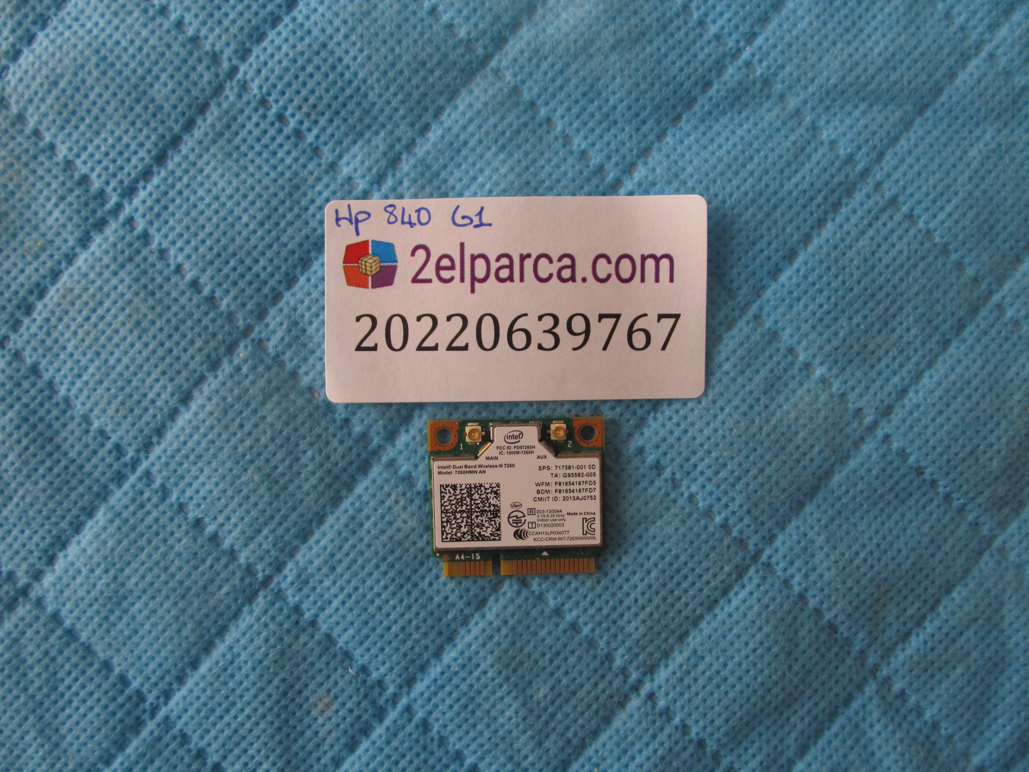 Hp elitebook 840 g1 wifi karti orjinal ürün