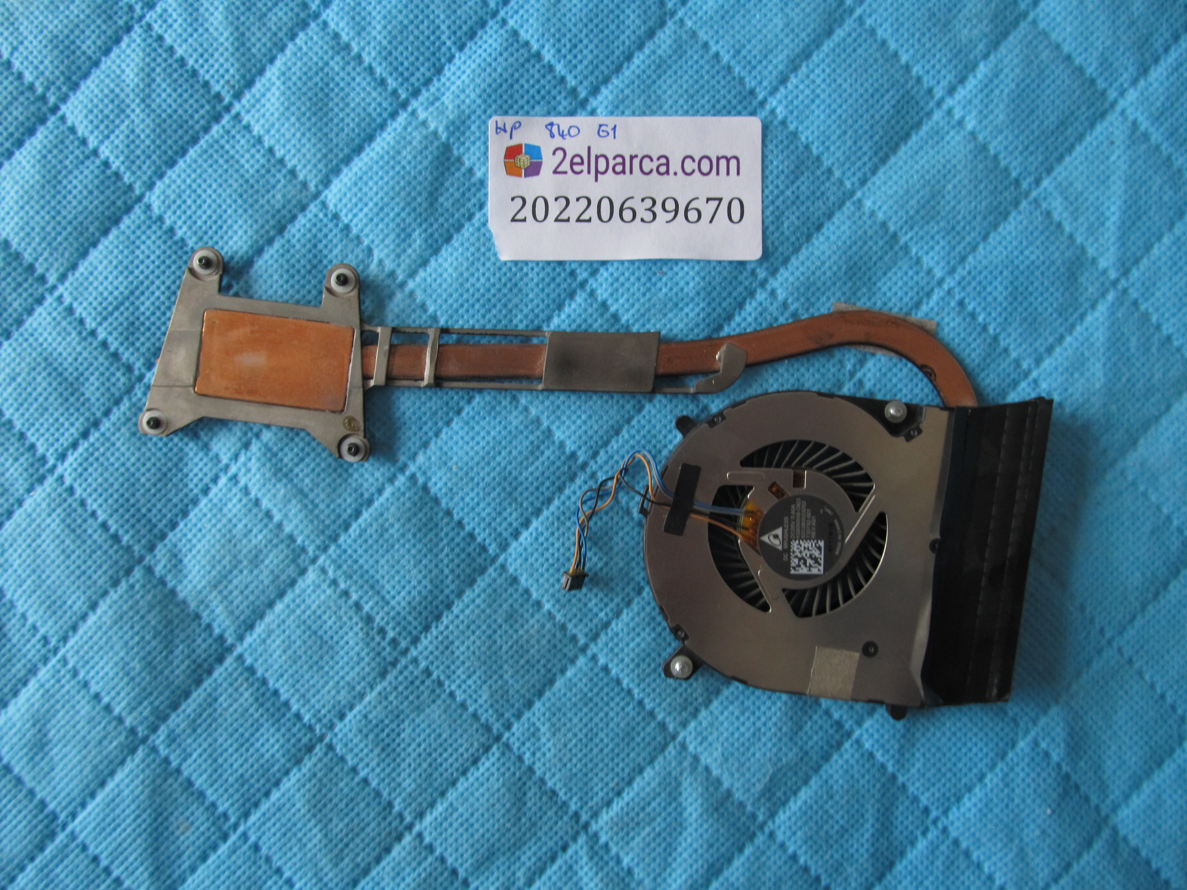 HP Hp elitebook 840 g1 fan soğutucu  bakir (heatsink) orjinal ürün küçük görsel 2