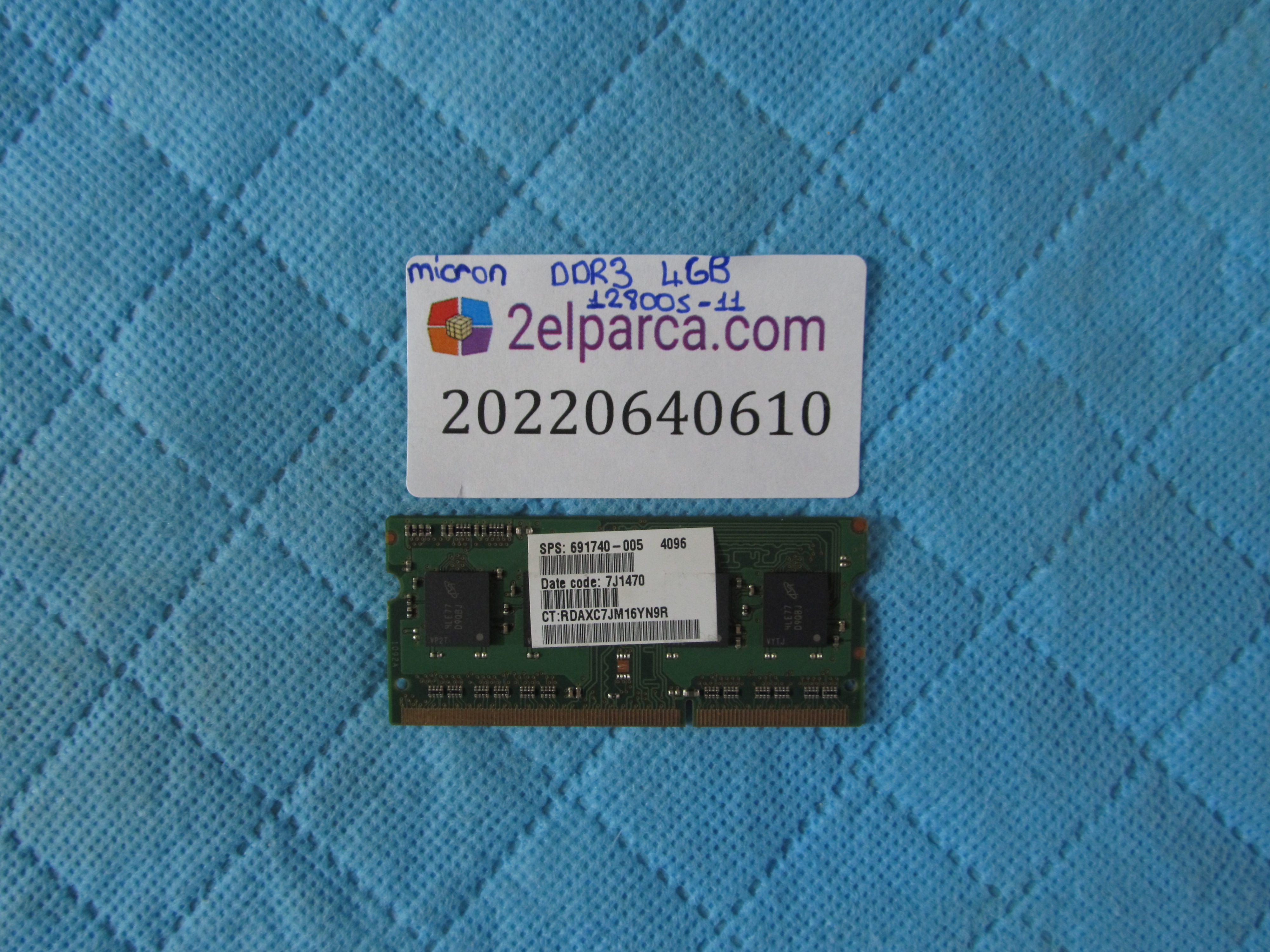 MİCRON Micron ddr3l 4gb 12800s ram bellek orjinal ürün küçük görsel 2