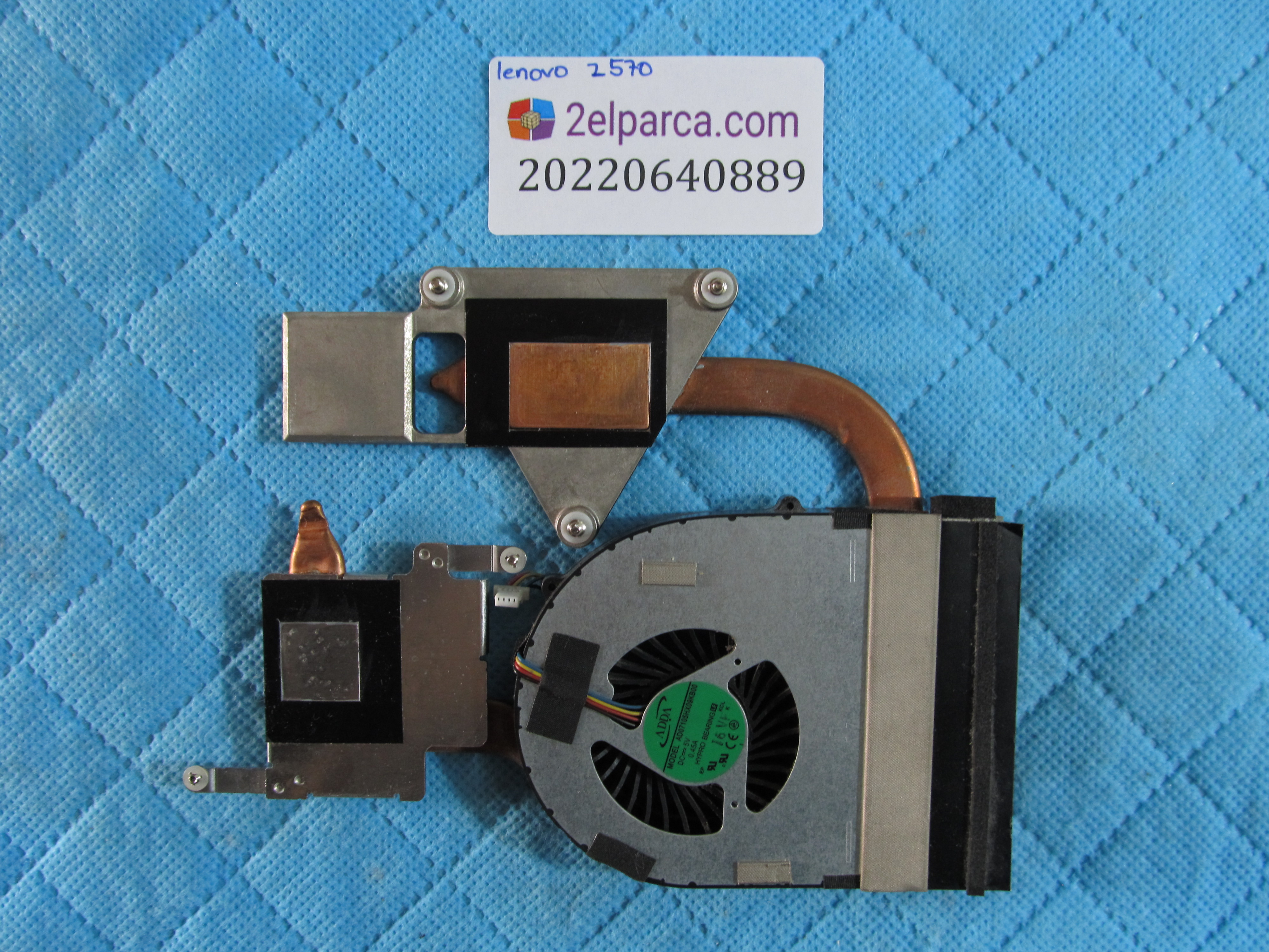 LENOVO Lenovo z570 fan bakir soğutucu (heatsink) orjinal ürün küçük görsel 2