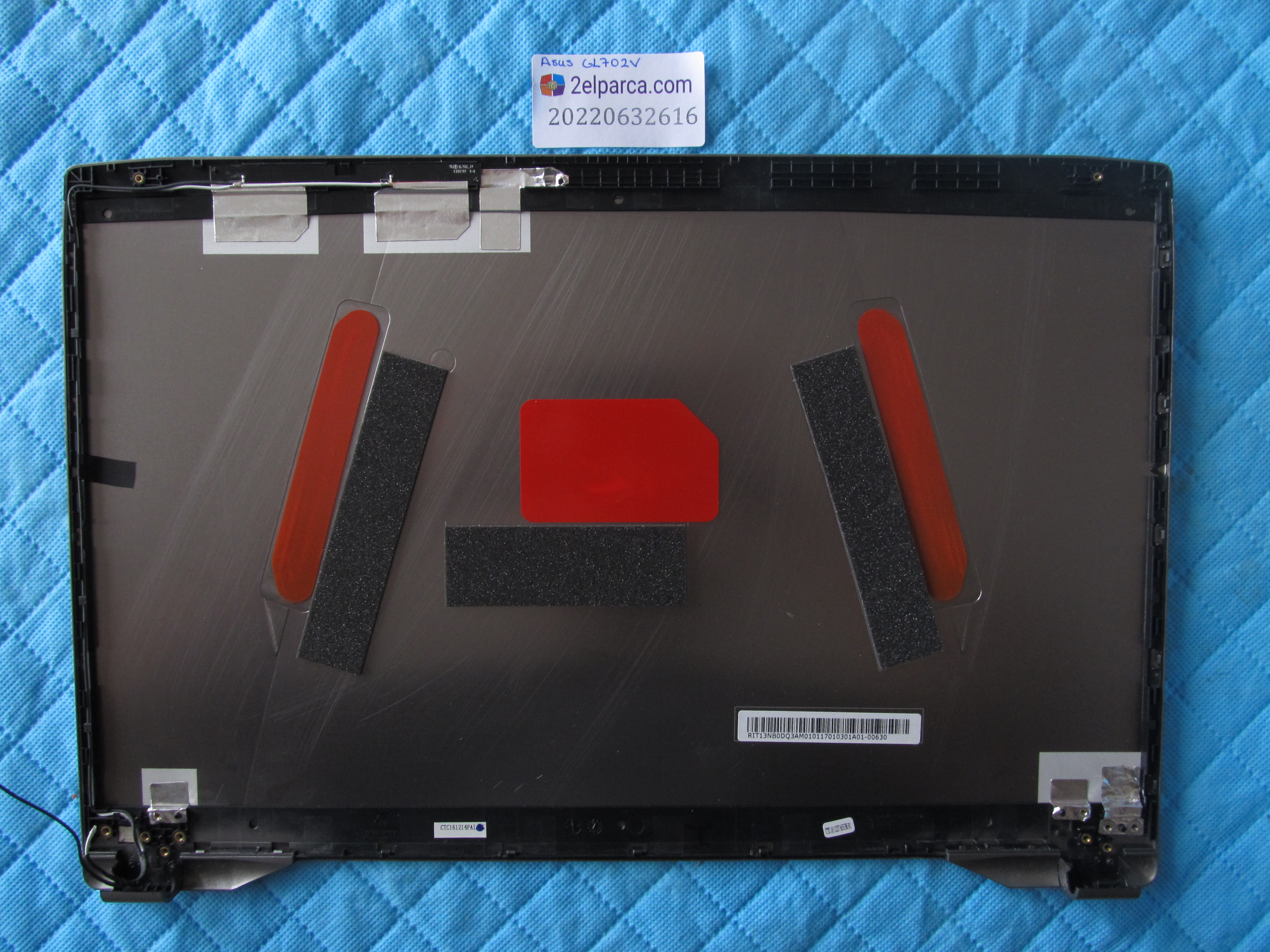 ASUS Asus gl702v arka kapak lcd cover orjinal ürün küçük görsel 2