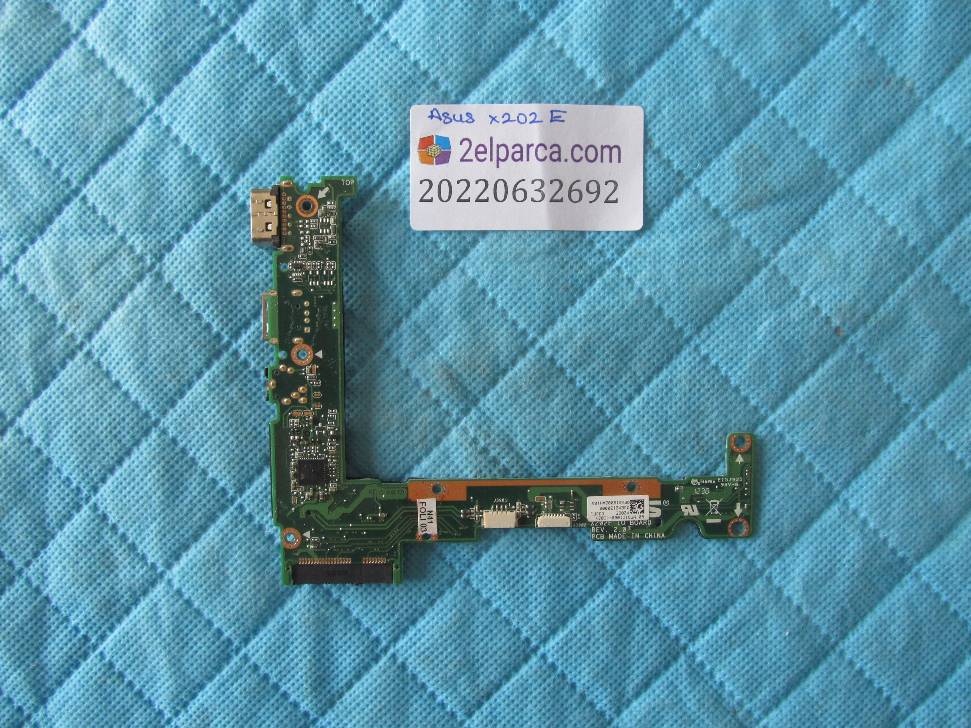 ASUS Asus x202e usb kart vga port ses kart orjinal ürün küçük görsel 2