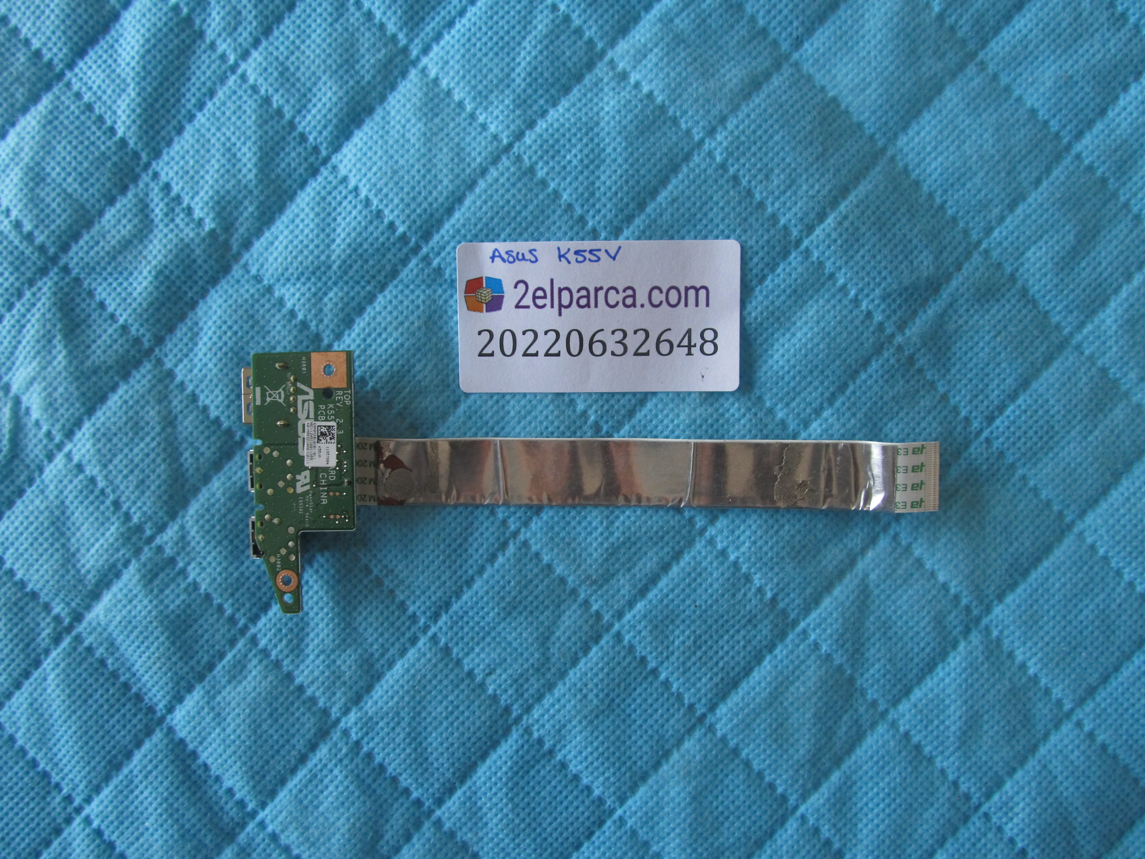 ASUS Asus k55wm usb kart ses kart (rev:2.3) orjinal ürün küçük görsel 2