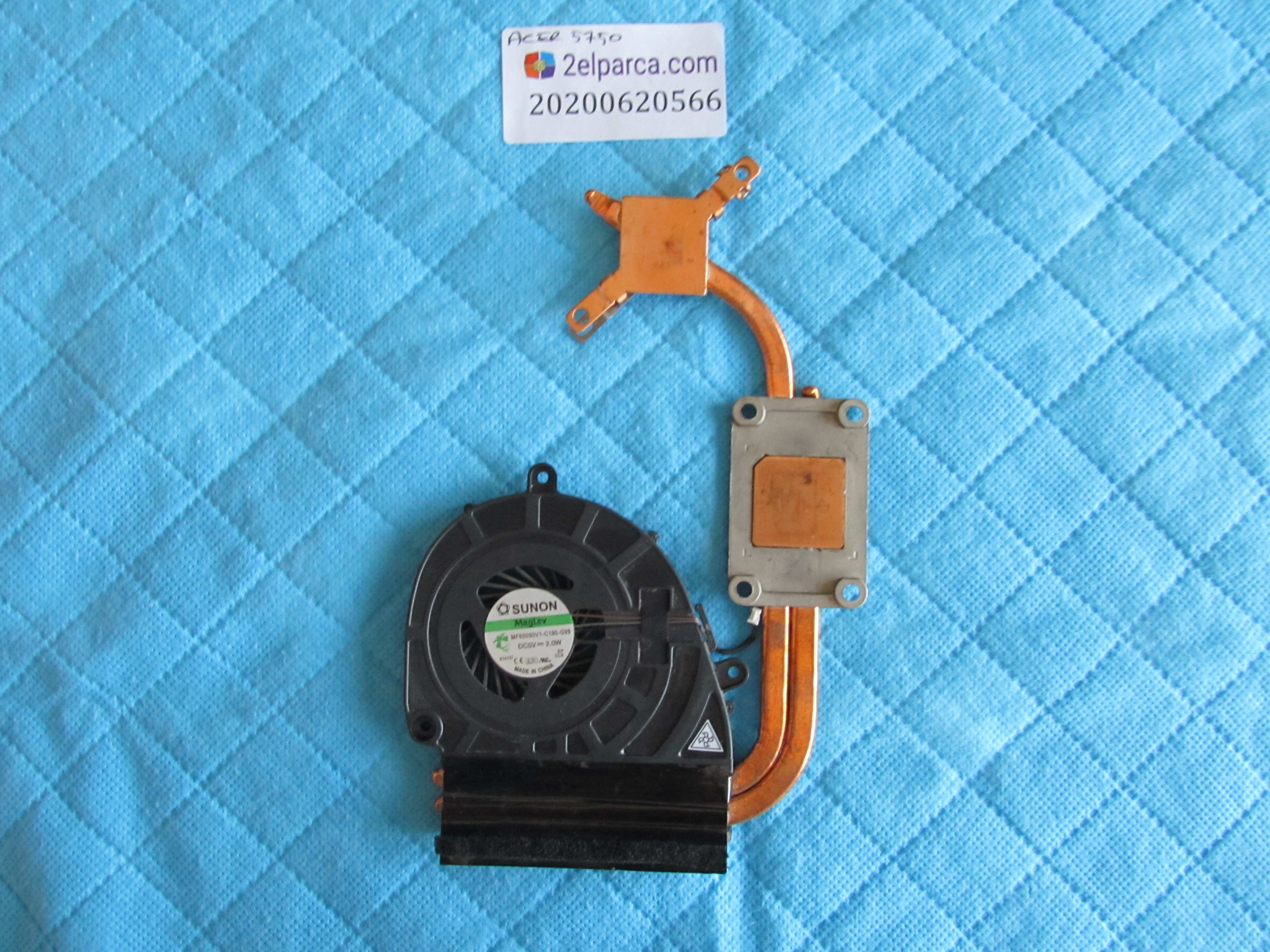 ACER Acer 5750 fan bakir soğutucu (heatsink) küçük görsel 2