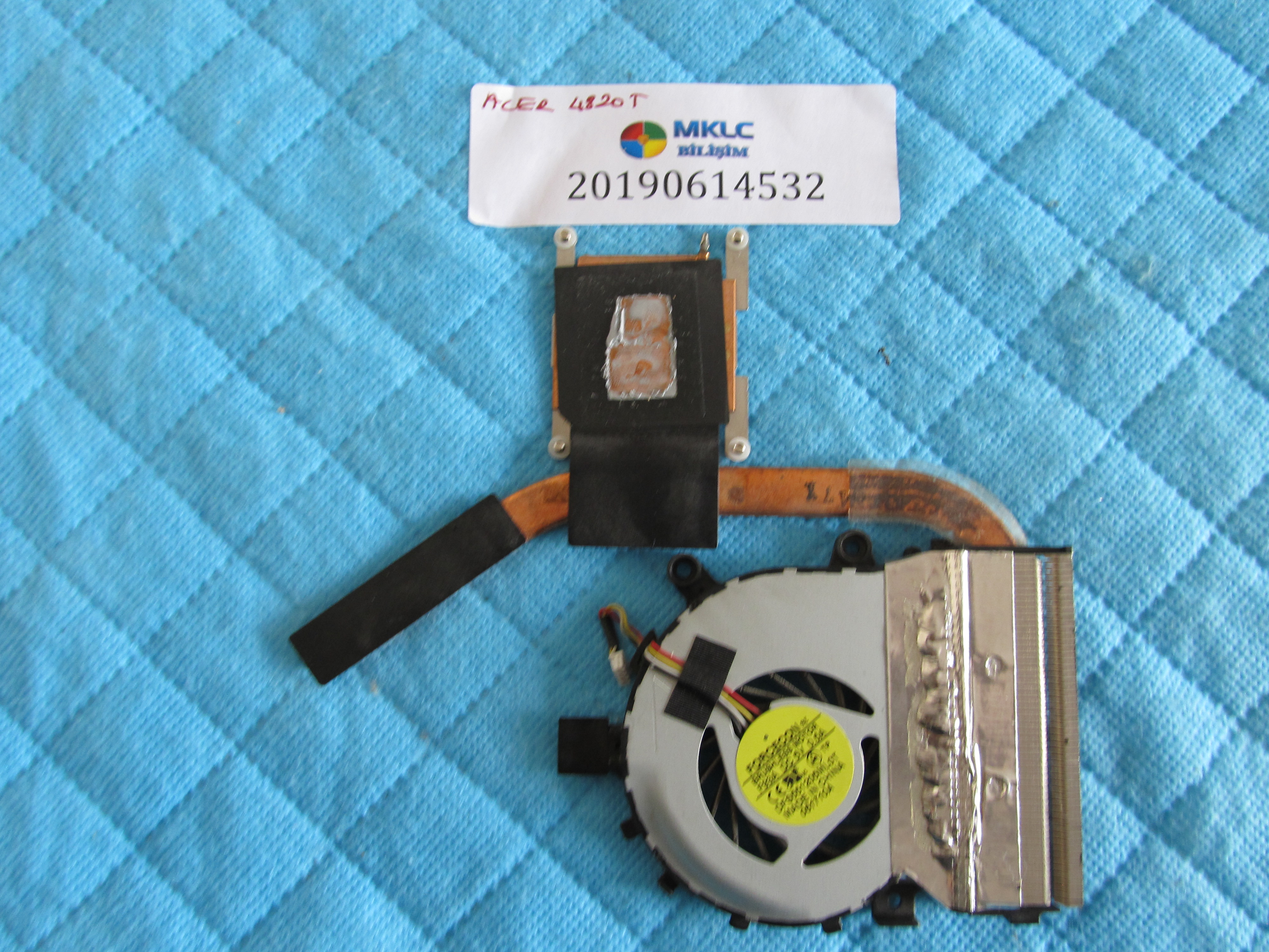 ACER Acer 4820t fan bakir soğutucu (heatsink) orjinal ürün küçük görsel 2