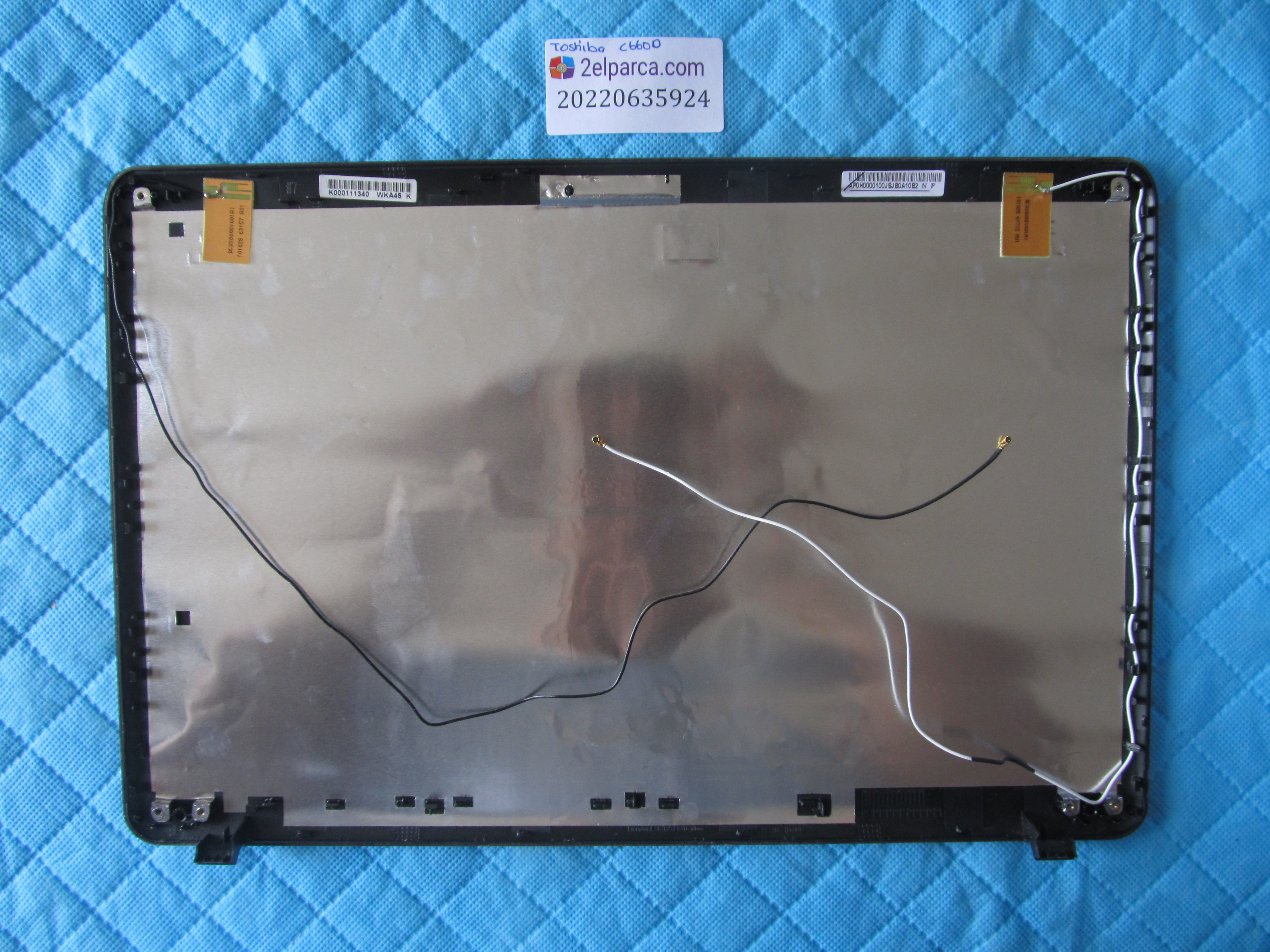 TOSHİBA Toshiba c660d arka kapak lcd back cover orjinal ürün küçük görsel 2