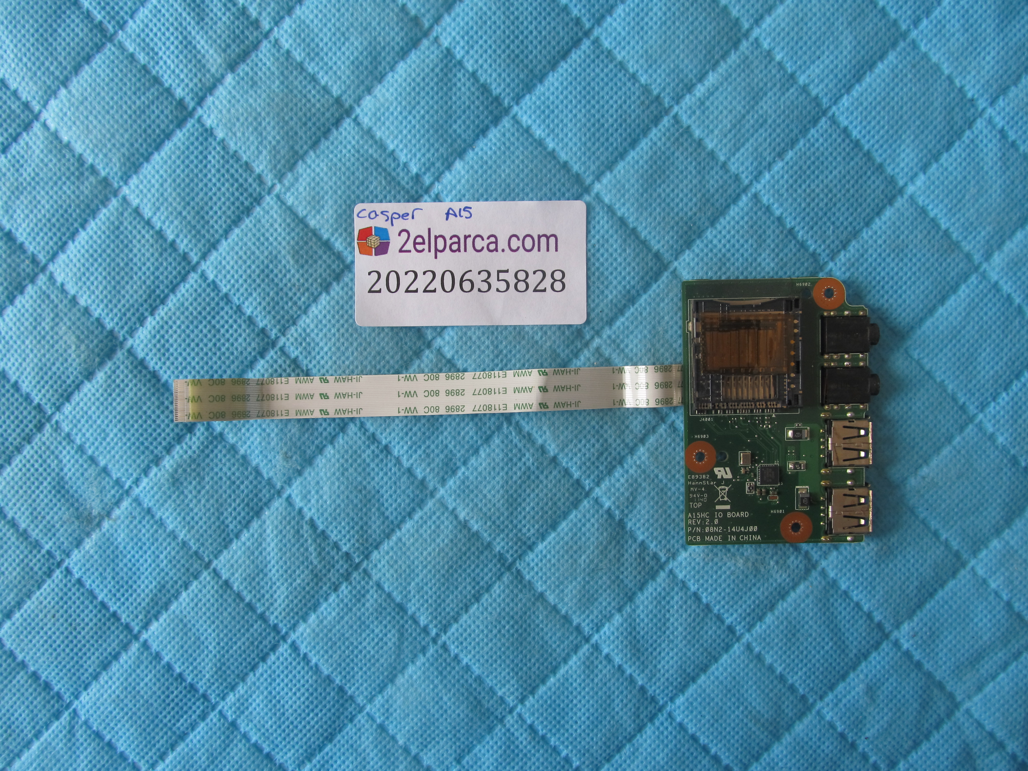 CASPER Casper a15he usb ve ses board flex orjinal ürün küçük görsel 2