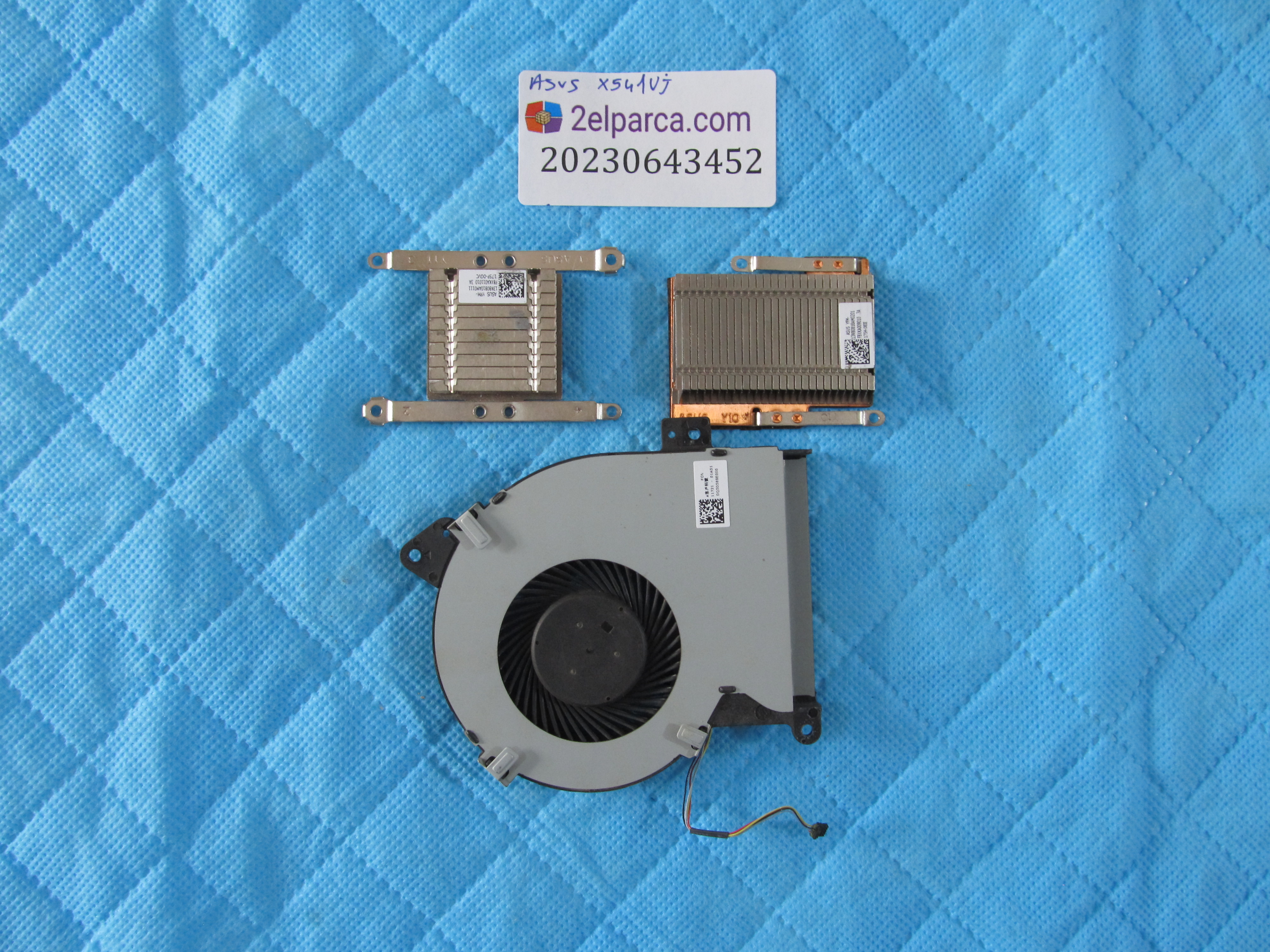 ASUS Asus x541u fan bakir soğutucu (heatsink) orjinal ürün küçük görsel 2