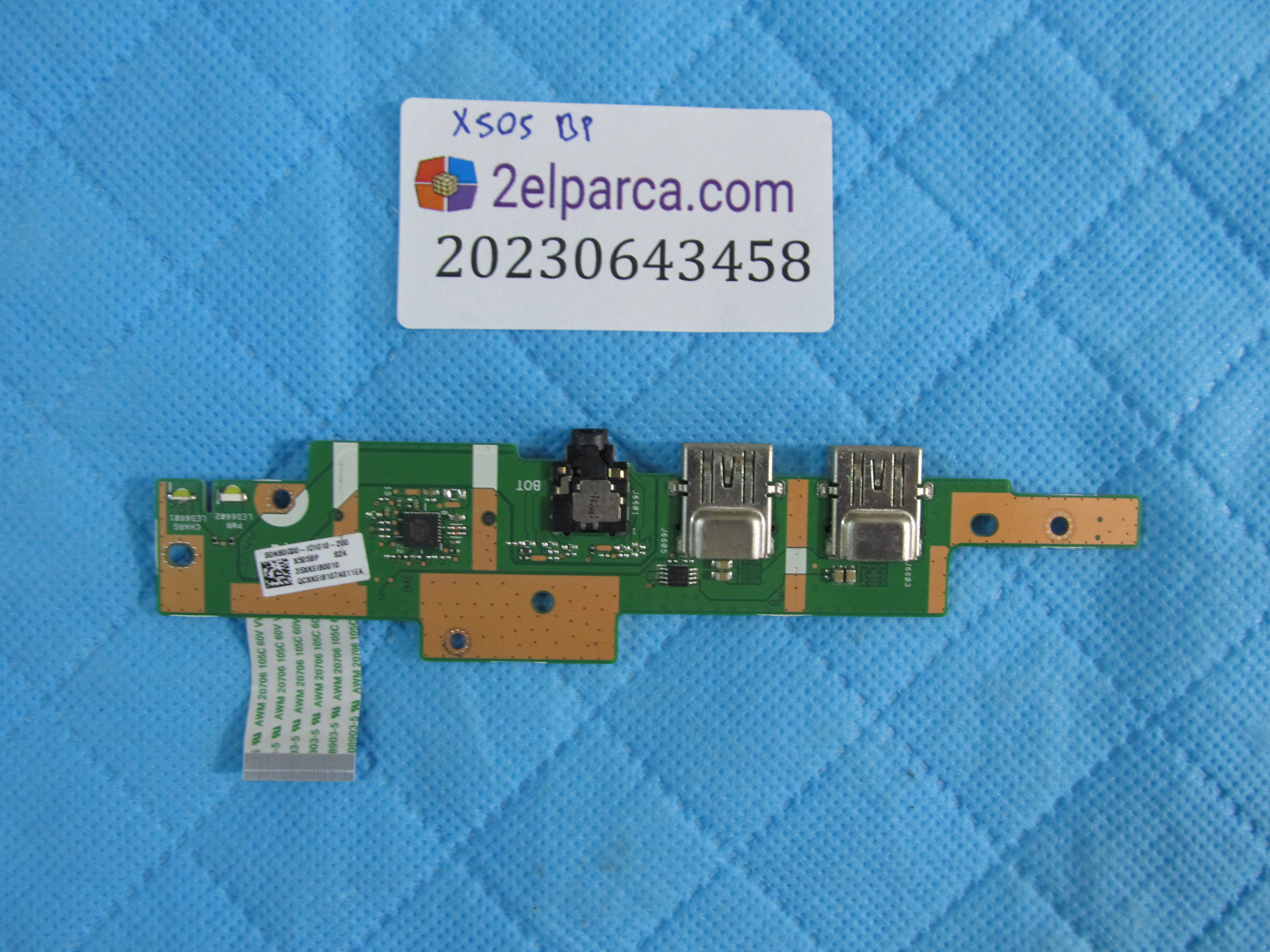 ASUS Asus x505bp ses karti usb board sd card board ve flex orijinal ürün küçük görsel 2