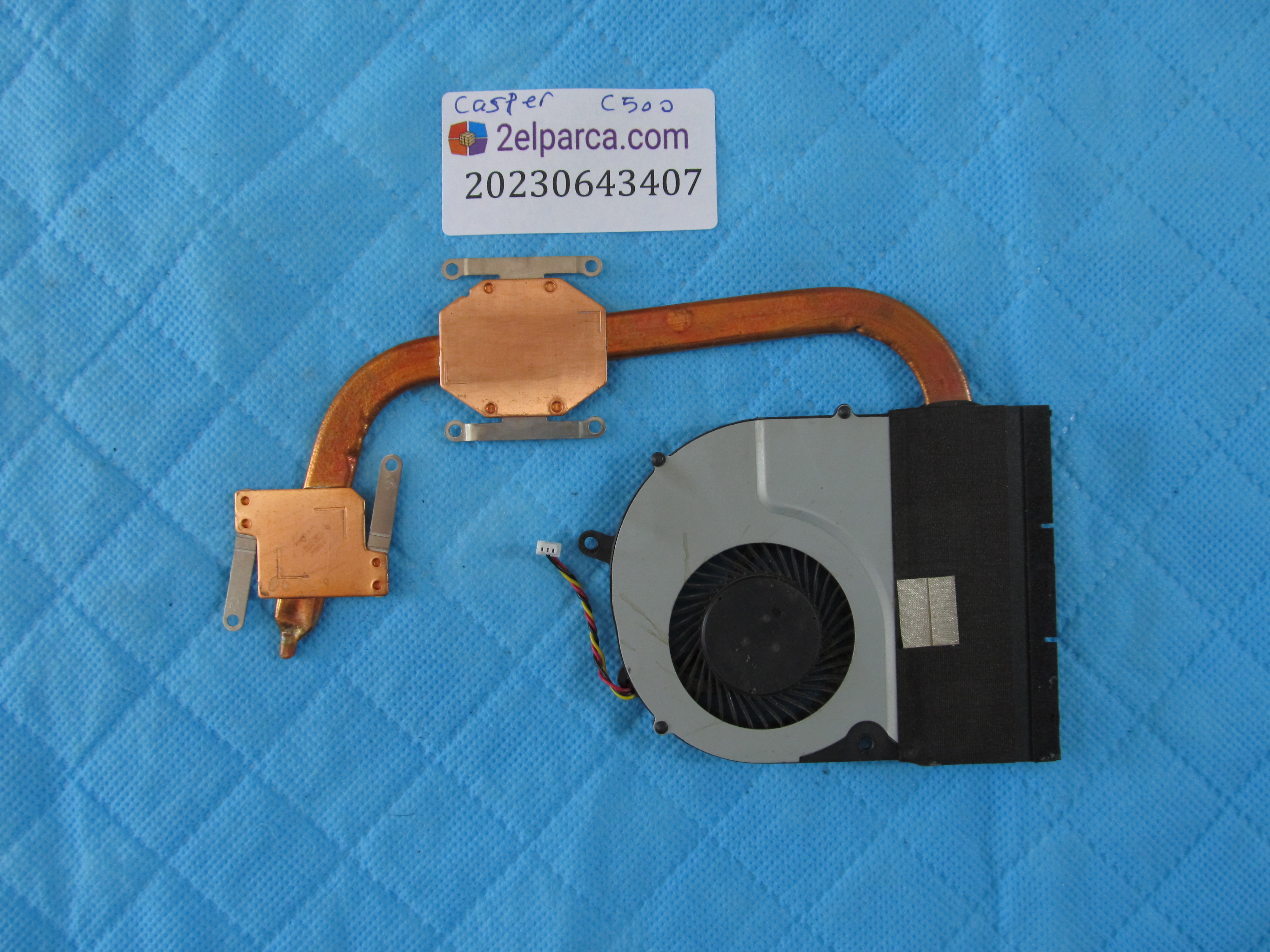 CASPER Casper c500 fan bakir soğutucu (heatsink) orjinal ürün küçük görsel 2