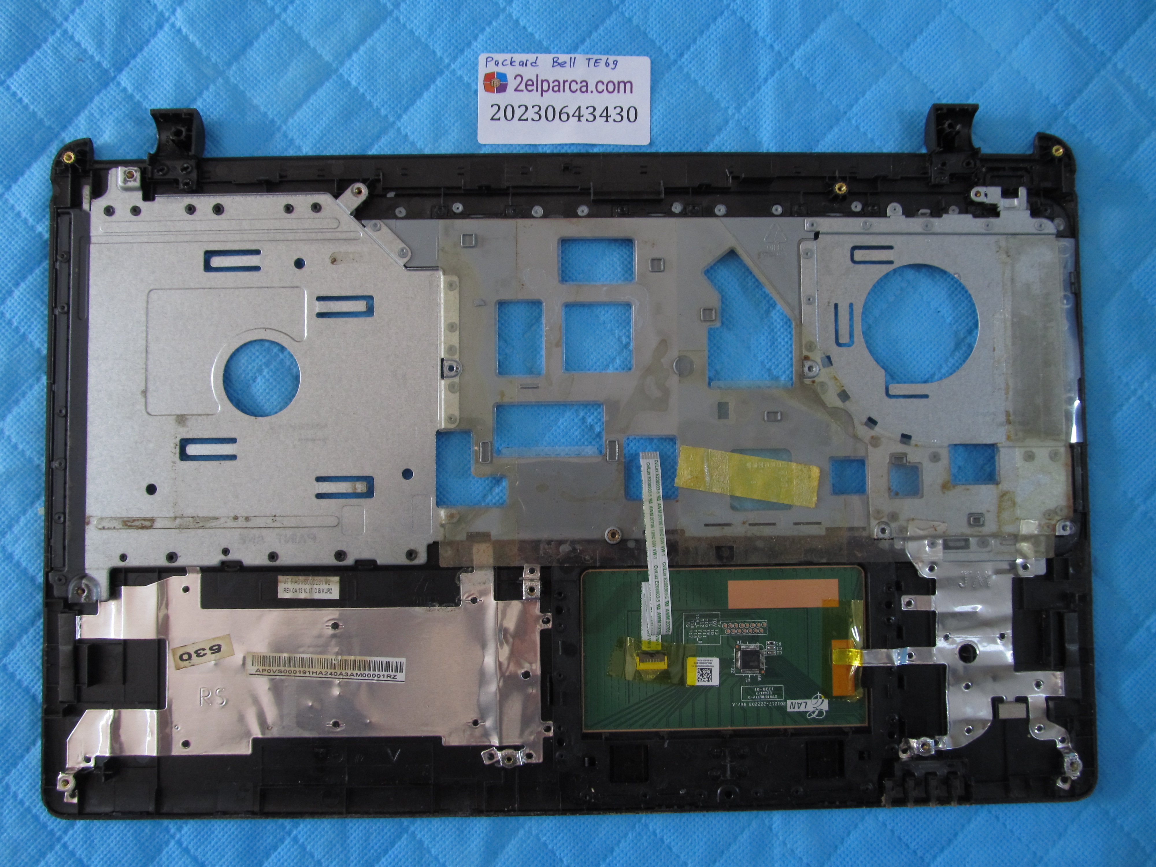 PACKARD BELL Packard bell easynote te69 üst kasa klavye kasa orjinal ürün küçük görsel 2